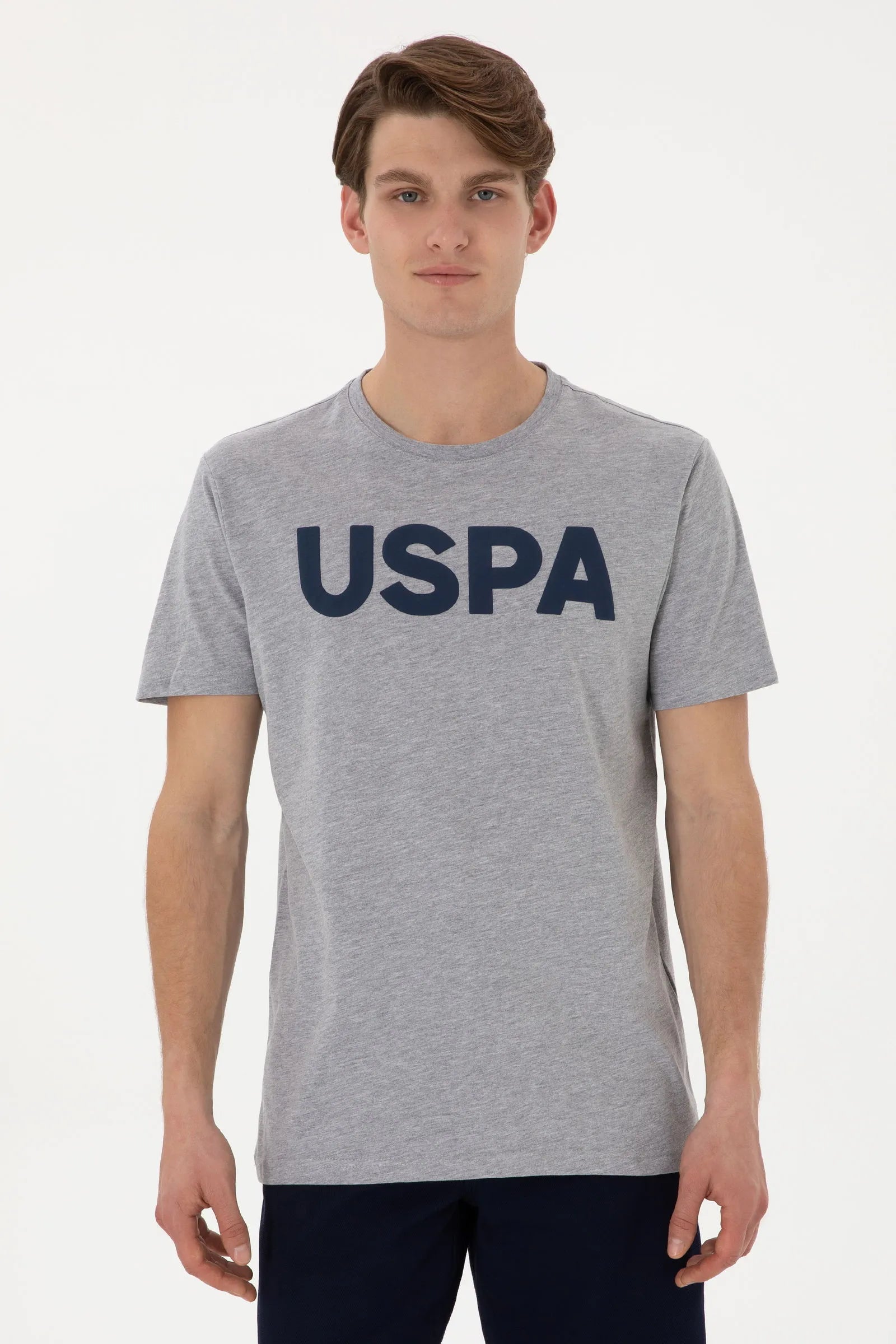 U.S. Polo Assn. Antrasit Melanj Men Antrasit Melanj T-Shirt SKU: G081SZ0110 2084588_VR086 Image 01