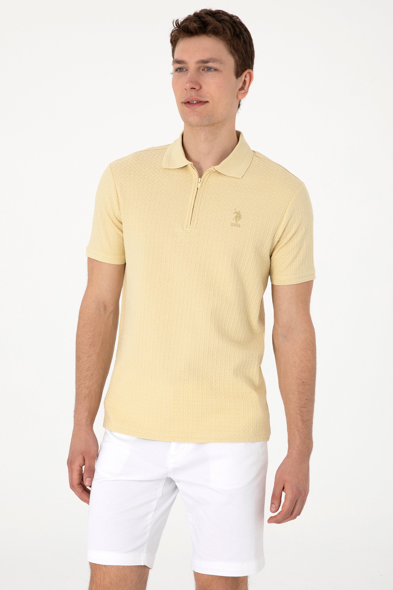 U.S. Polo Assn._Light Khaki Polo Shirt_G081SZ0110 2102984_VR183_03