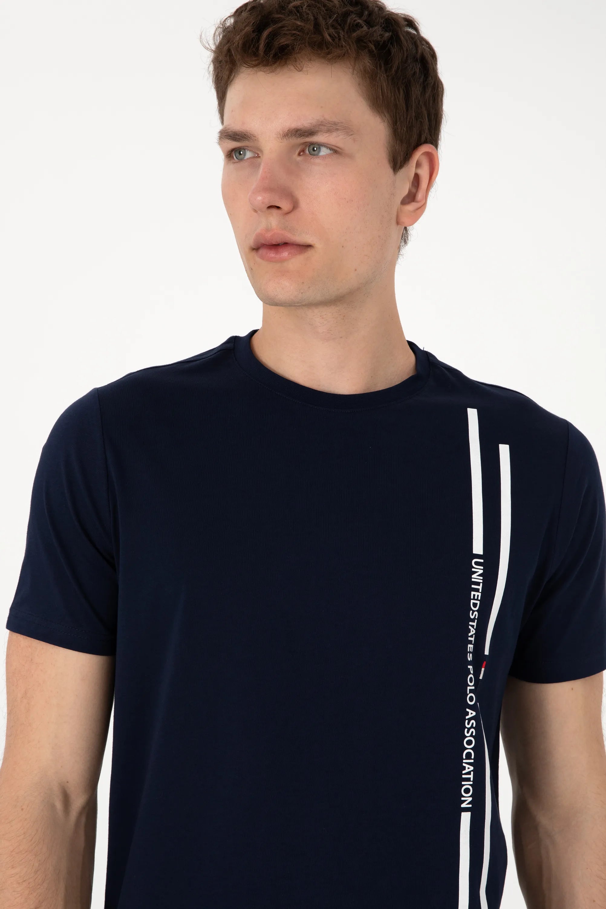 U.S. Polo Assn. Navy Blue Men Navy Blue Regular Fit Polo Shirt SKU: G081SZ0110 2104061_VR033 Image 02