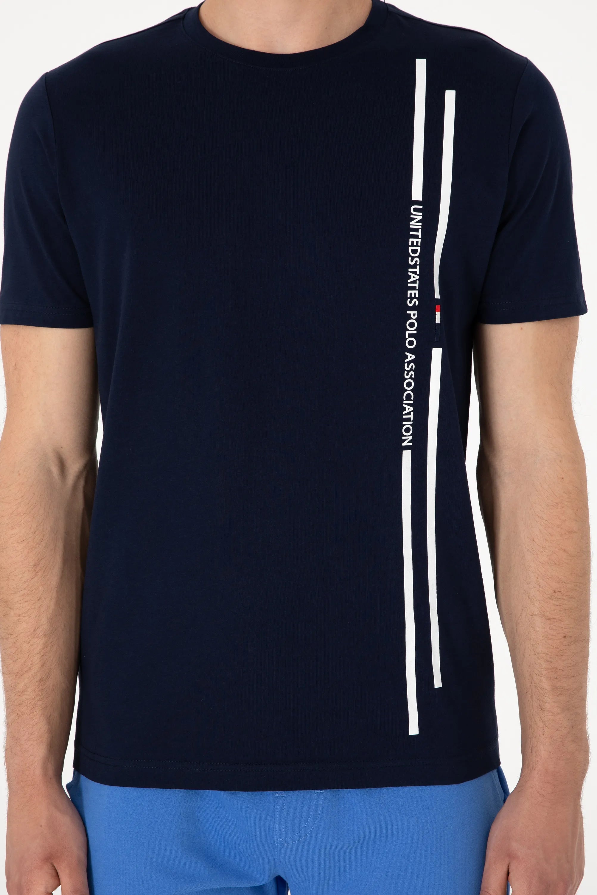 U.S. Polo Assn. Navy Blue Men Navy Blue Regular Fit Polo Shirt SKU: G081SZ0110 2104061_VR033 Image 06