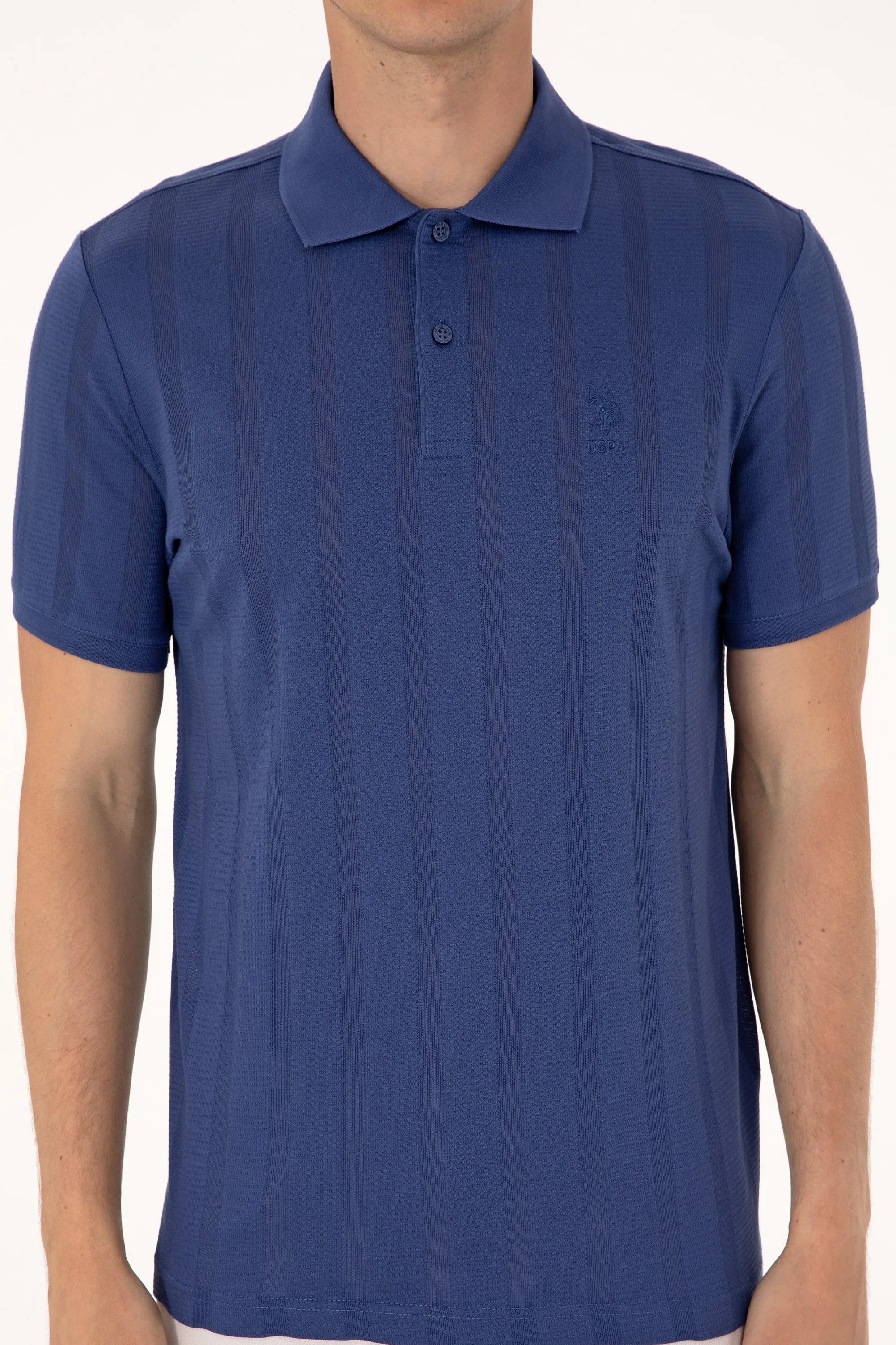 U.S. Polo Assn. Light Navy Men Light Navy Regular Fit Polo Shirt SKU: G081SZ0110 2105068_VR059 Image 06