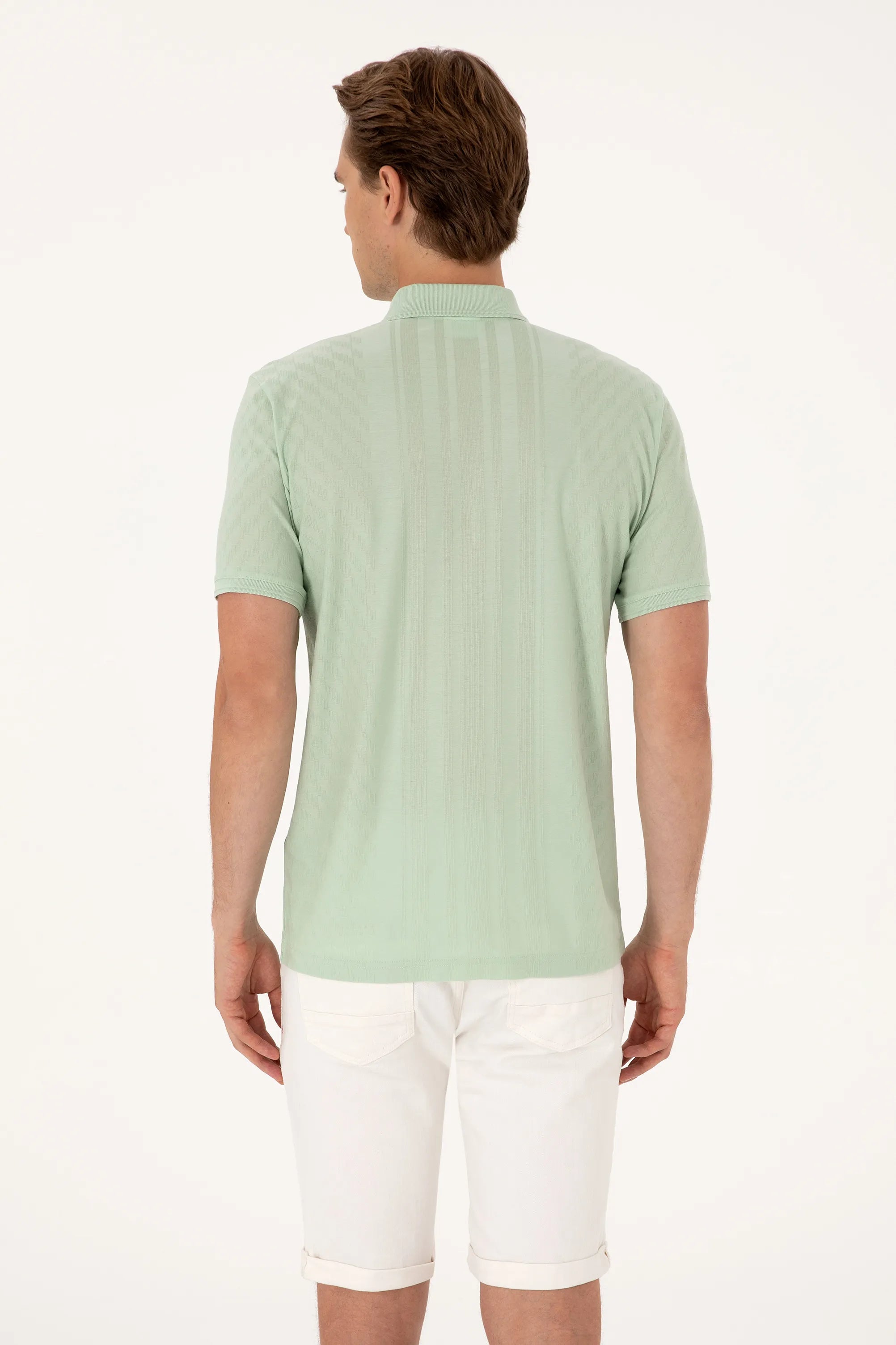 U.S. Polo Assn. Green Men Green Regular Fit Polo Shirt SKU: G081SZ0110 2112318_VR048 Image 05