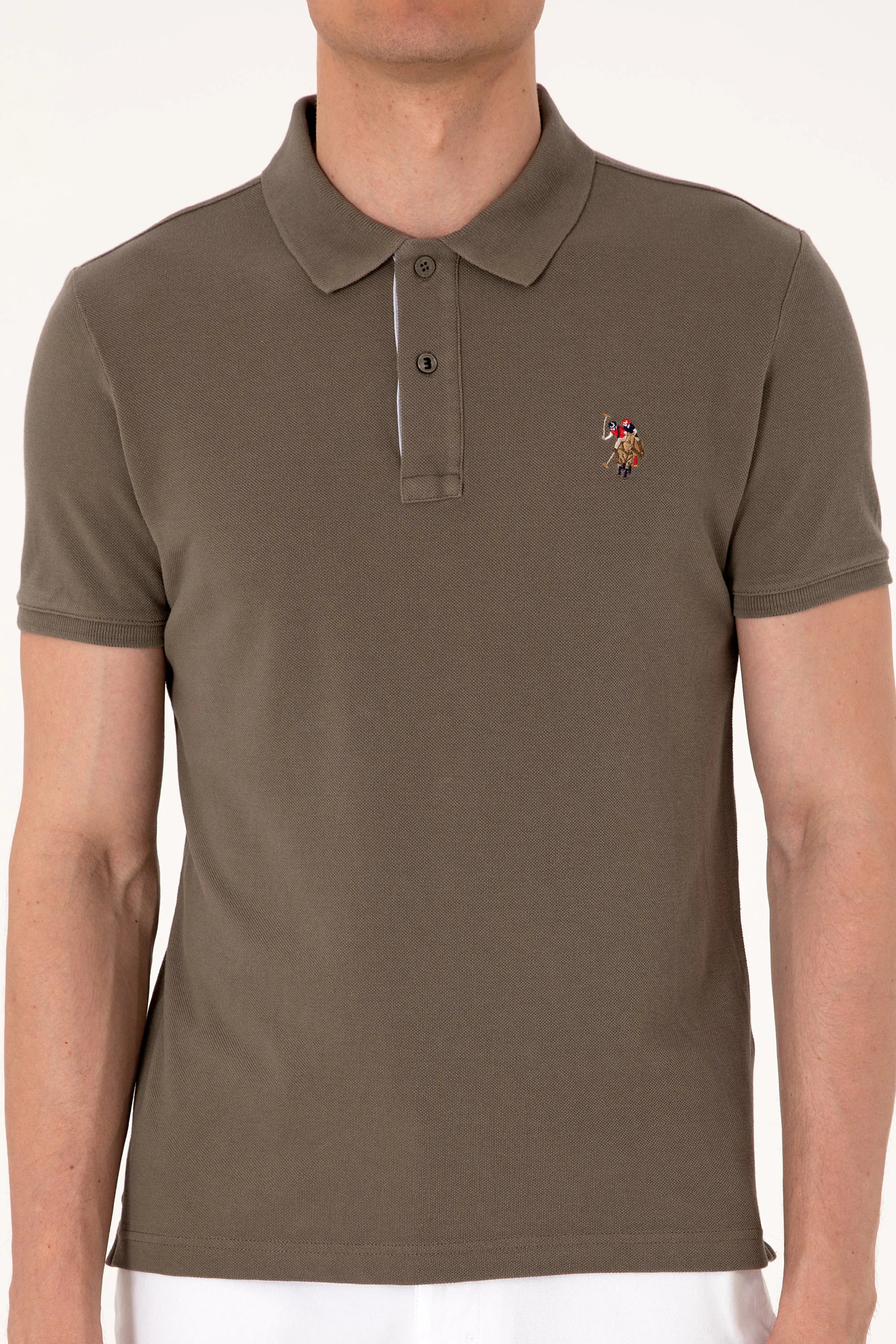 U.S. Polo Assn. Vison Men Vison Slim Fit Polo Shirt SKU: G081SZ0110 2252503_VR052 Image 06