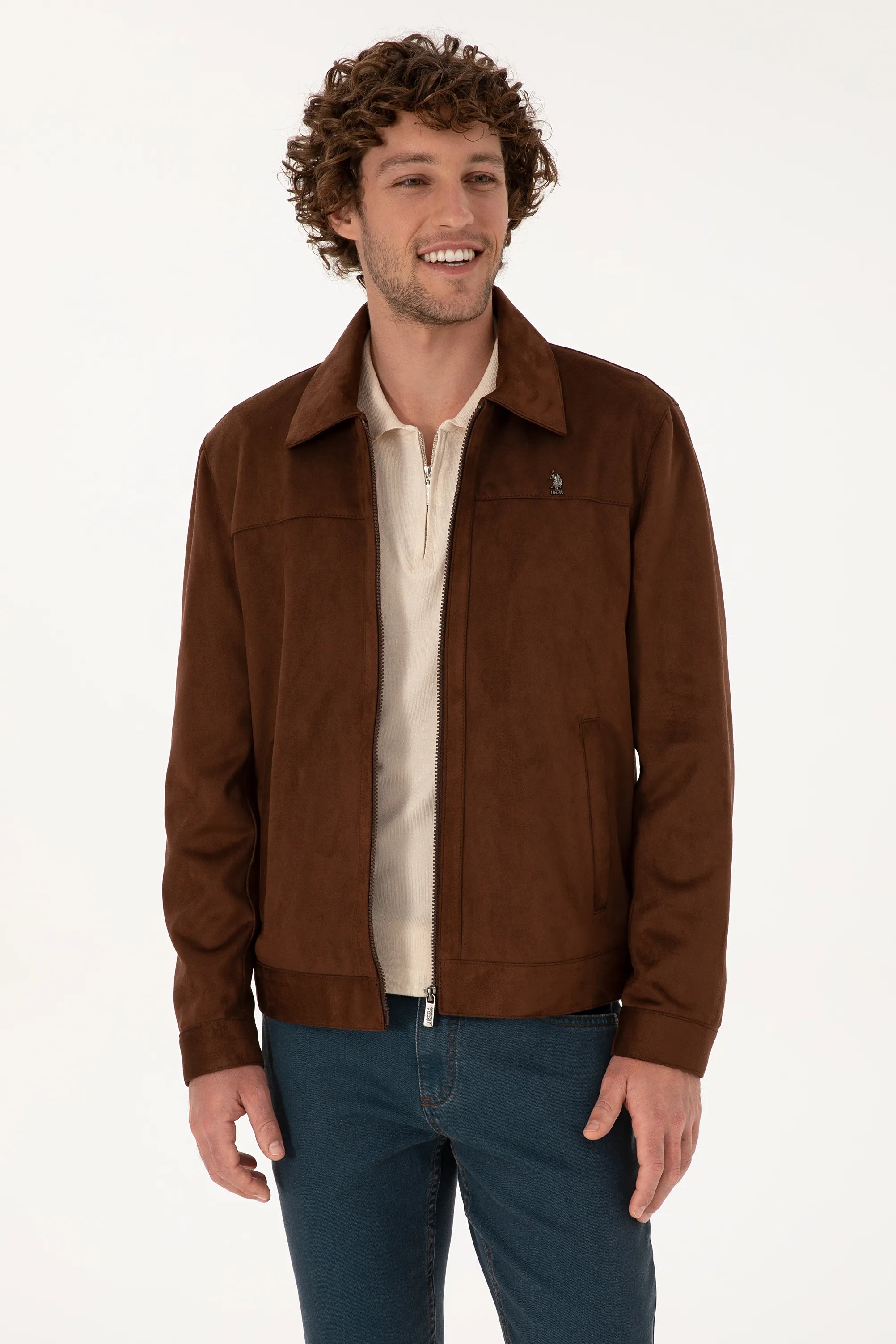 U.S. Polo Assn._Brown_Brown Leather Jacket_G081SZ0350 P25006_400_03