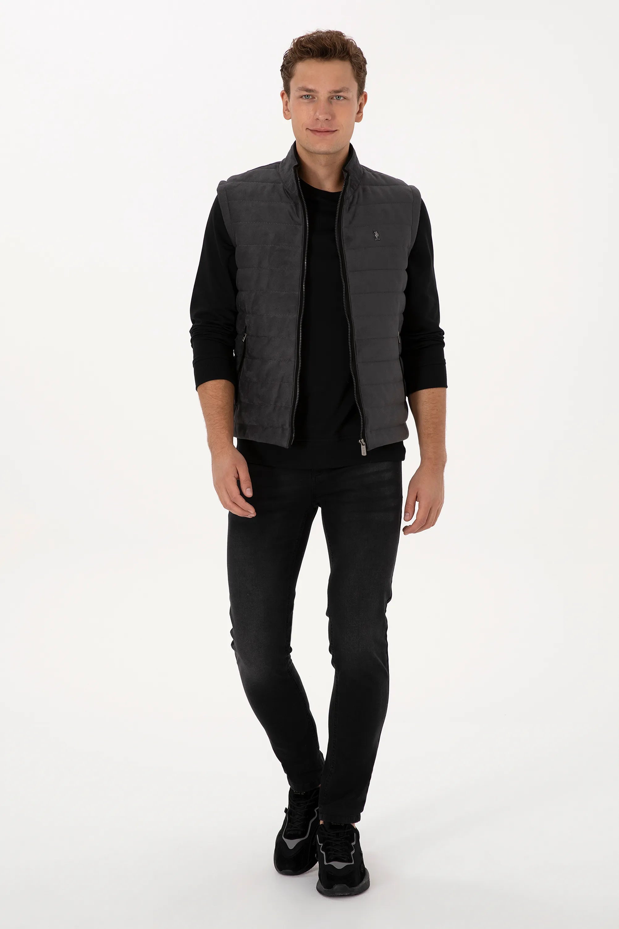 U.S. Polo Assn._Anthracite_Anthracite Leather Jacket_G081SZ0350 P25053_070_04