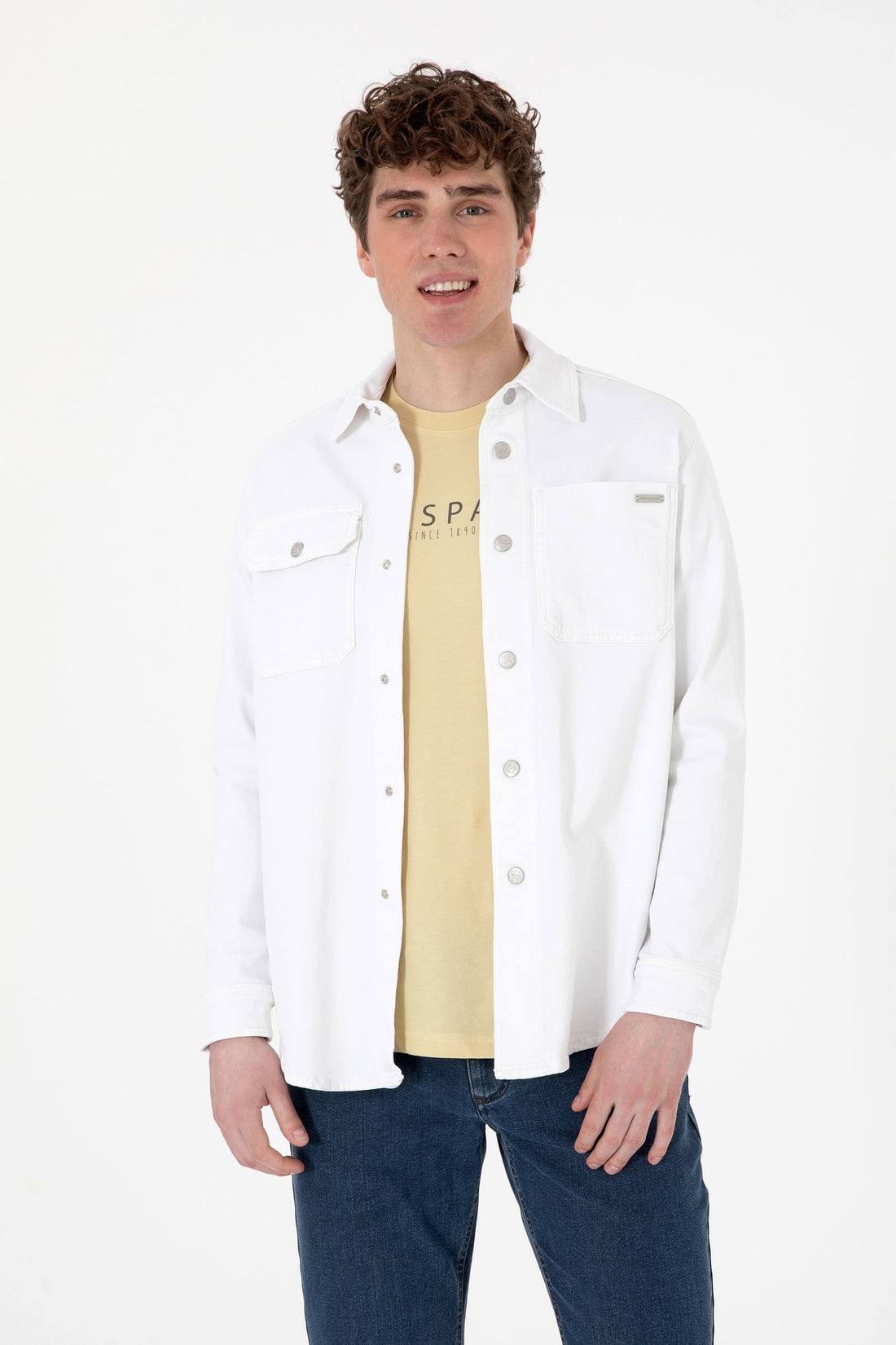 U.S. Polo Assn._Ecru Jacket Shirt_G081SZ0770 2099872_VR019_01