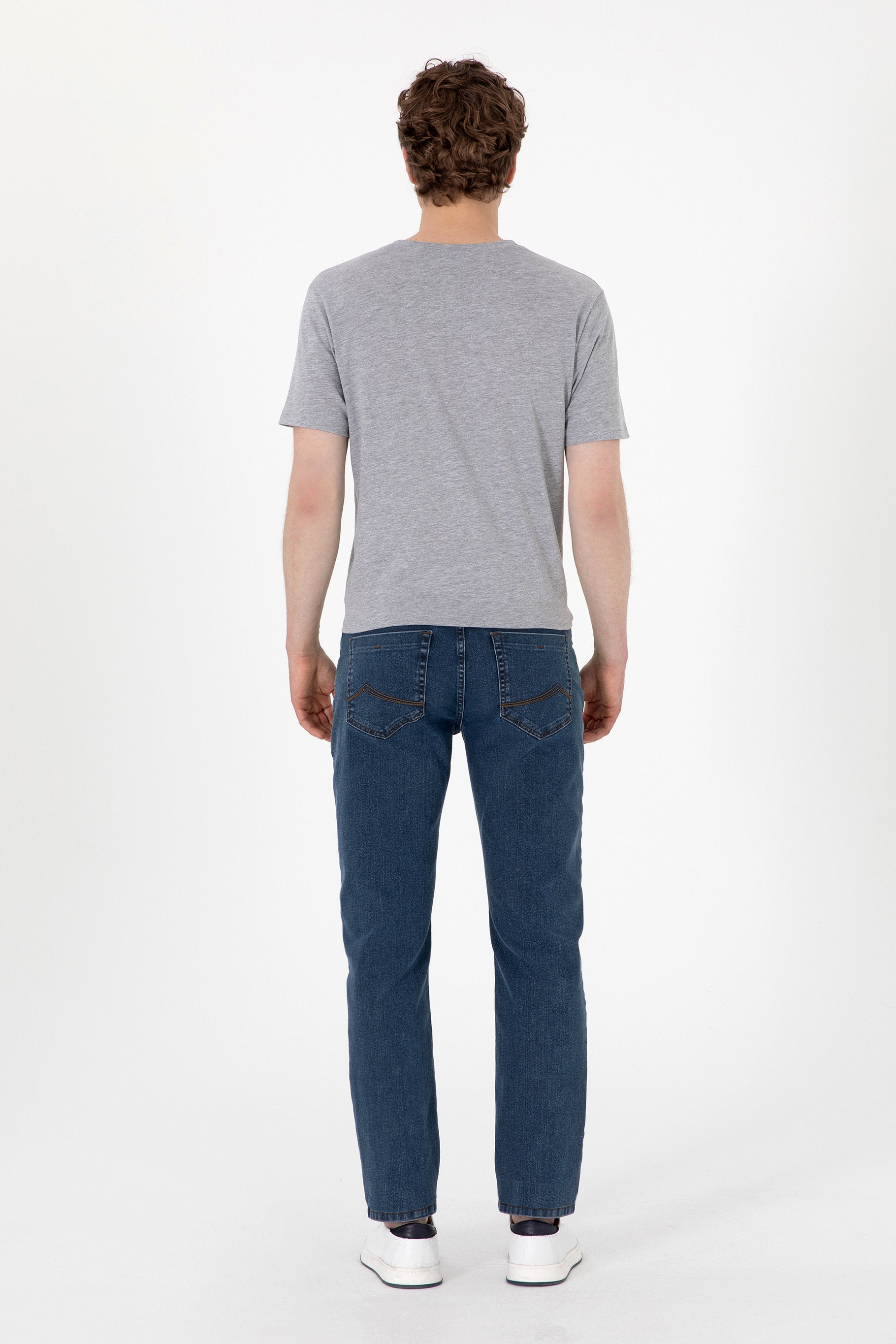 U.S. Polo Assn._Green Denim Trouser_G081SZ0800 2100626_DN0030_04