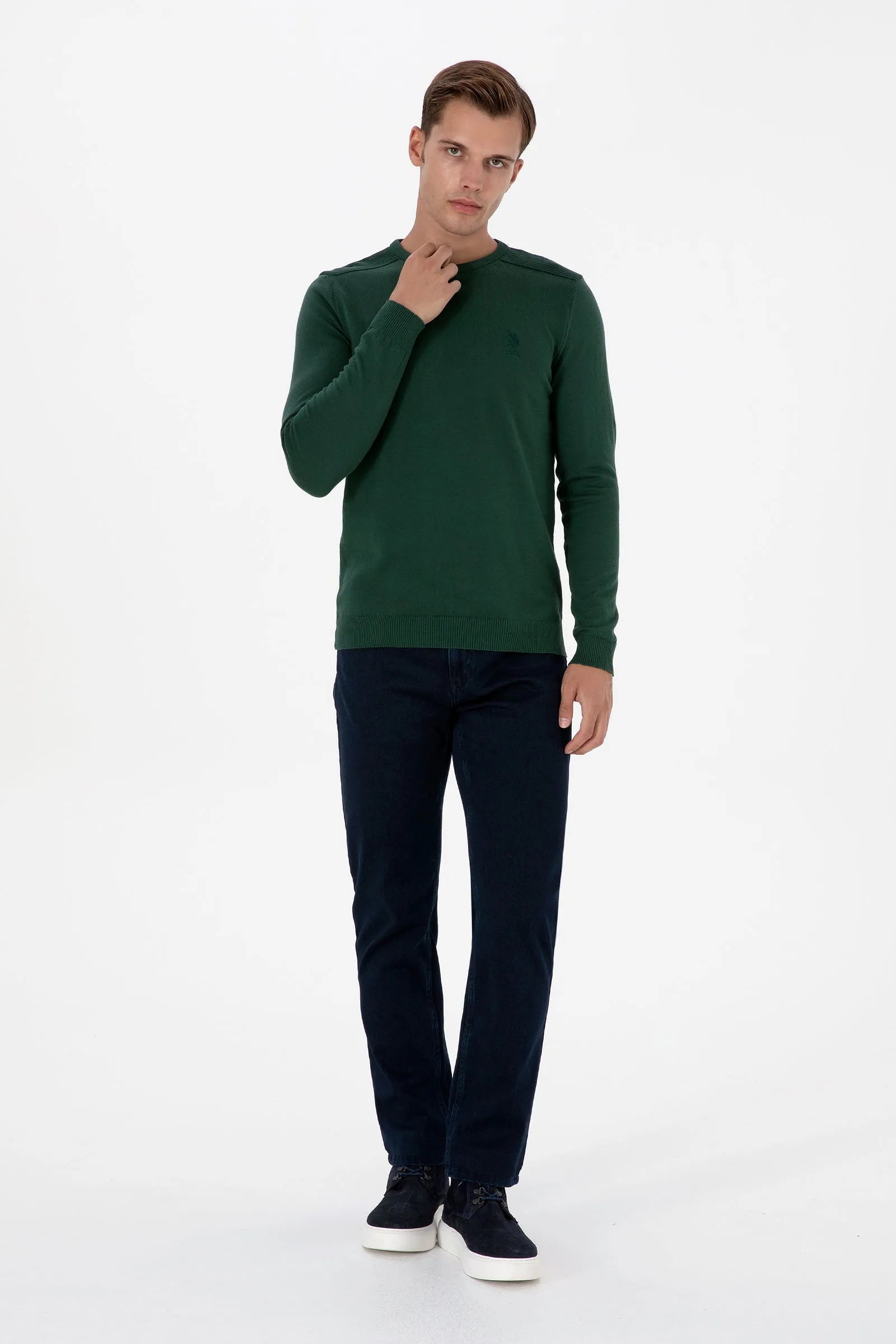 U.S. Polo Assn._Navy_Navy Denim Trouser_G081SZ0800 2226460_VR033_01