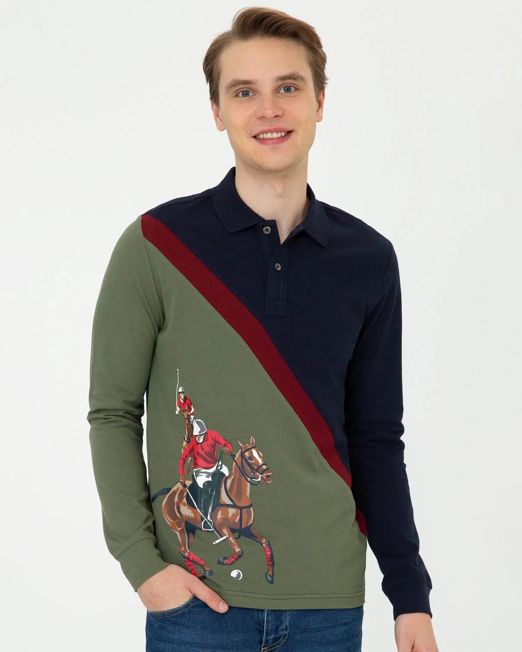 Dark Blue Sweat Shirt - BEVAVA