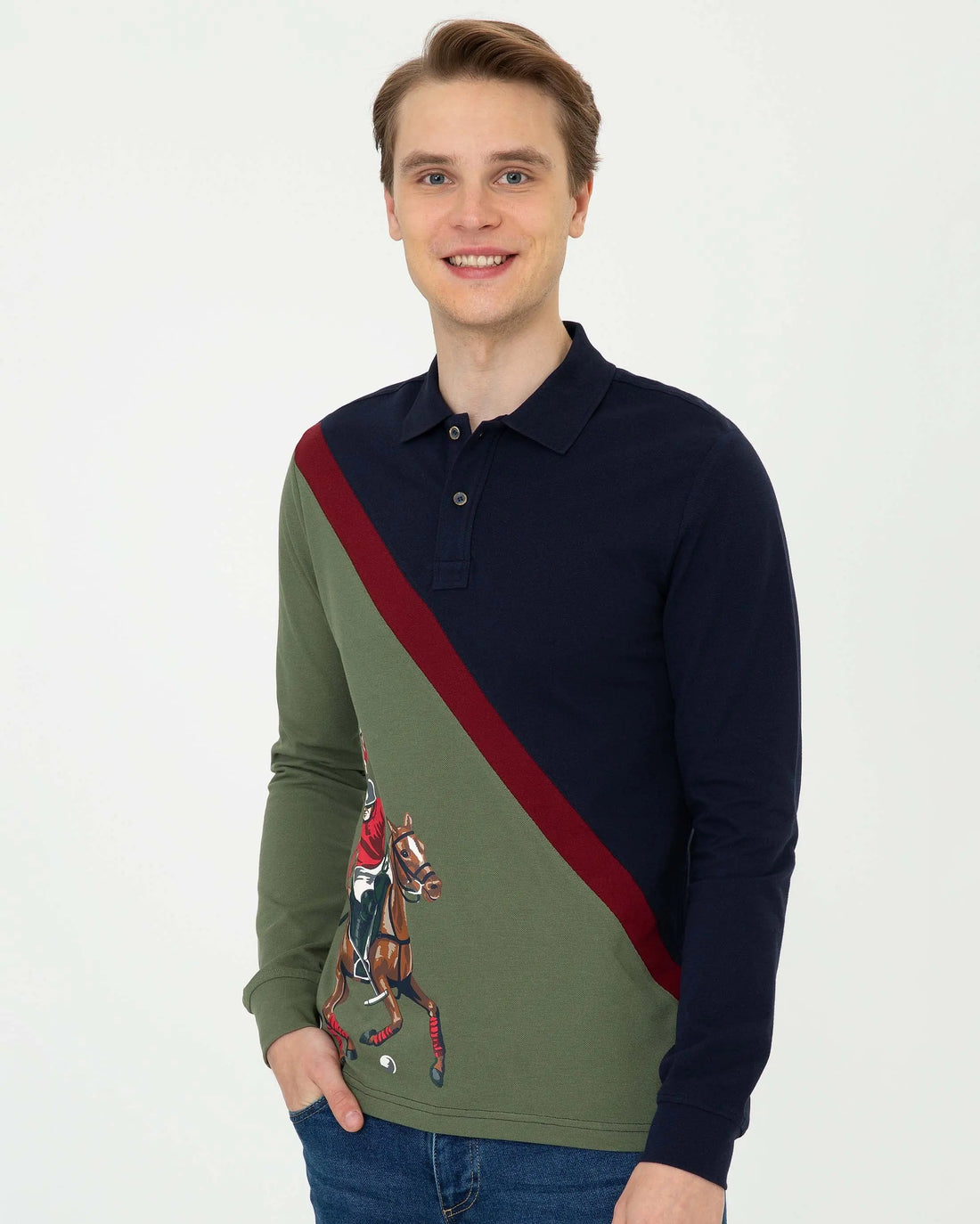 Dark Blue Sweat Shirt - BEVAVA