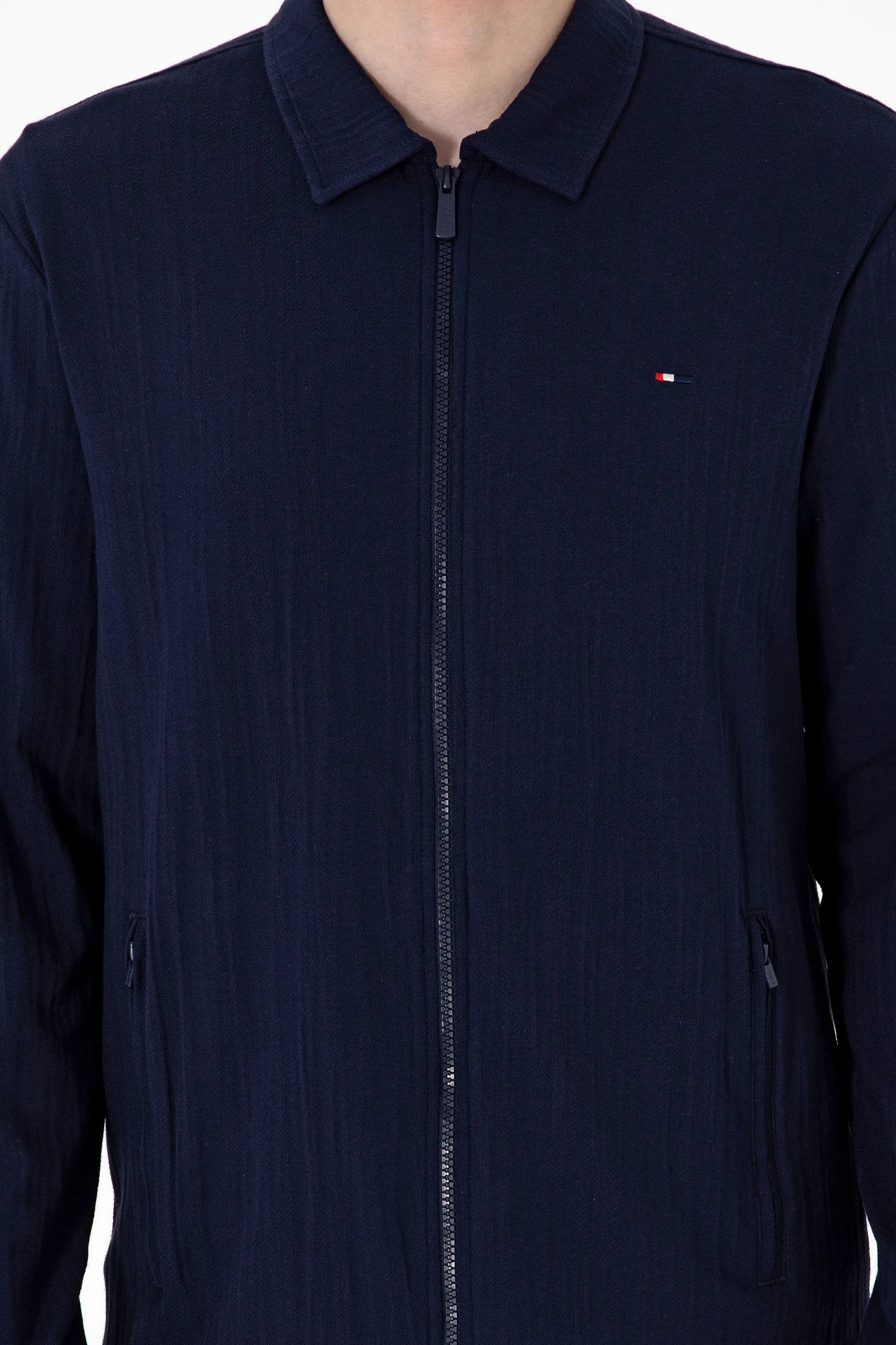 U.S. Polo Assn. Navy Blue Men Navy Blue Knitting Cardigan SKU: G081SZ0820 2103996_VR033 Image 06