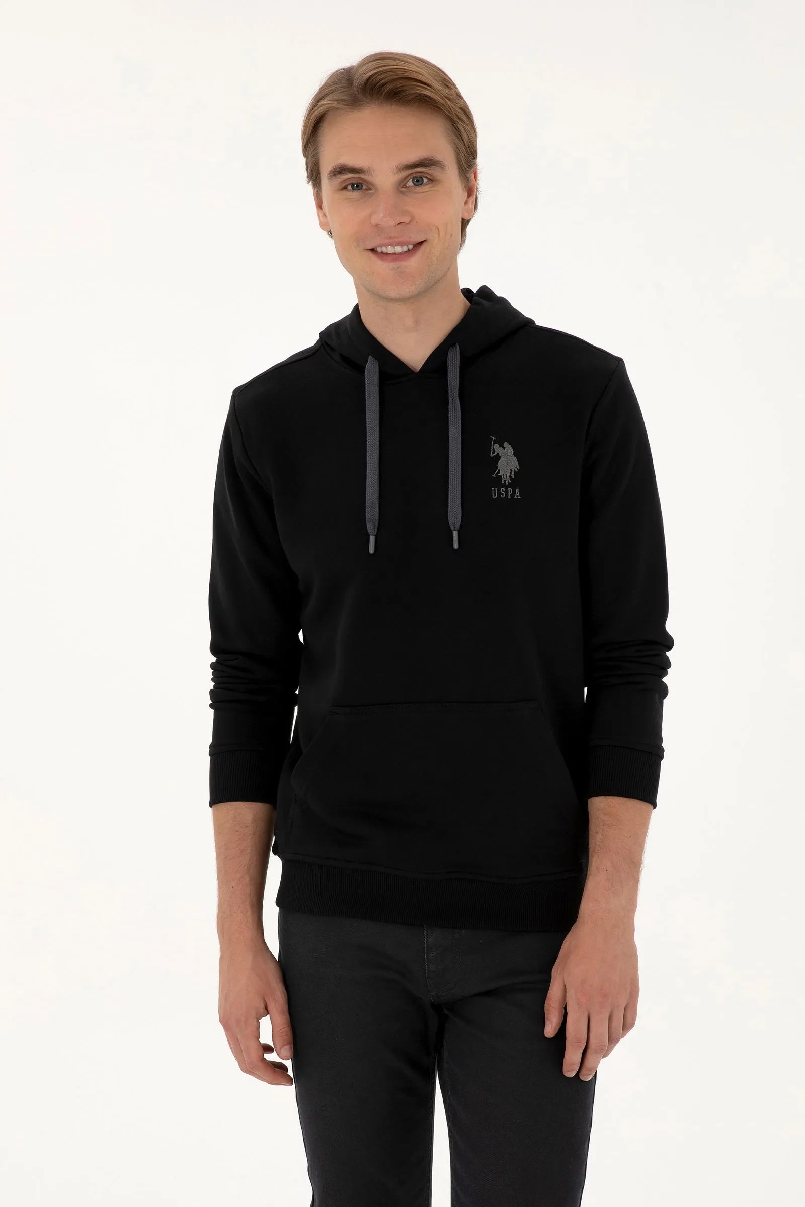 U.S. Polo Assn._Black_Black Hoodie_G081SZ0820 2225794_VR046_01