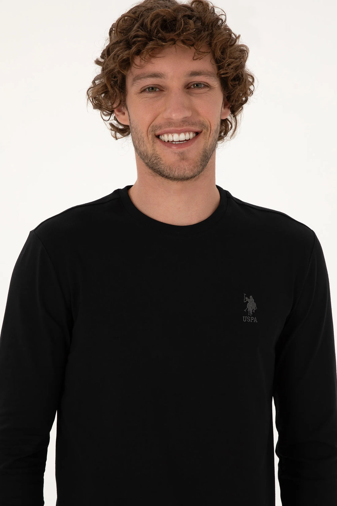U.S. Polo Assn._Black_Black Sweat Shirt_G081SZ0820 2226386_VR046_02