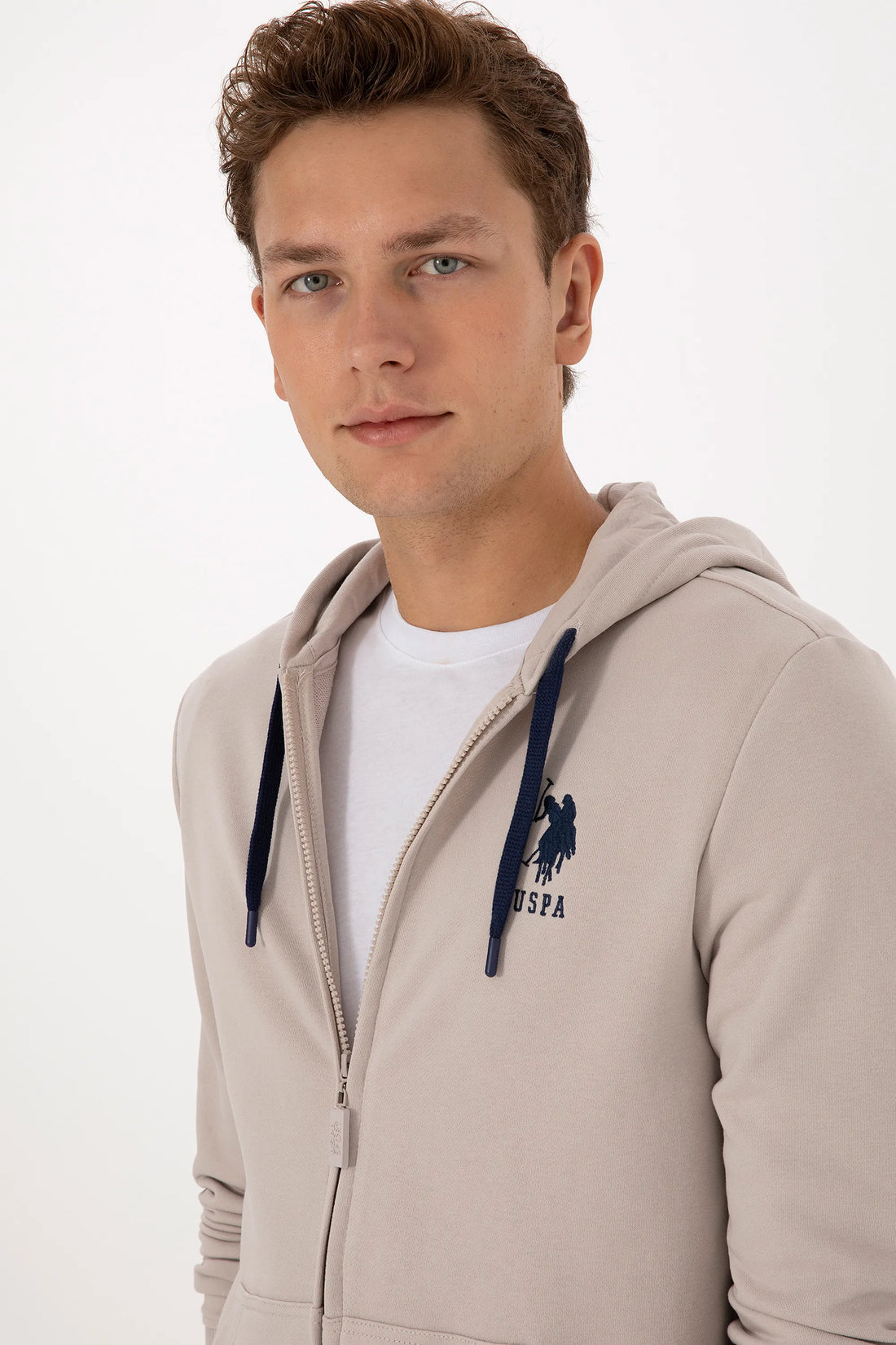 U.S. Polo Assn._Stone_Stone Hoodie_G081SZ0820 2226461_VR049_02