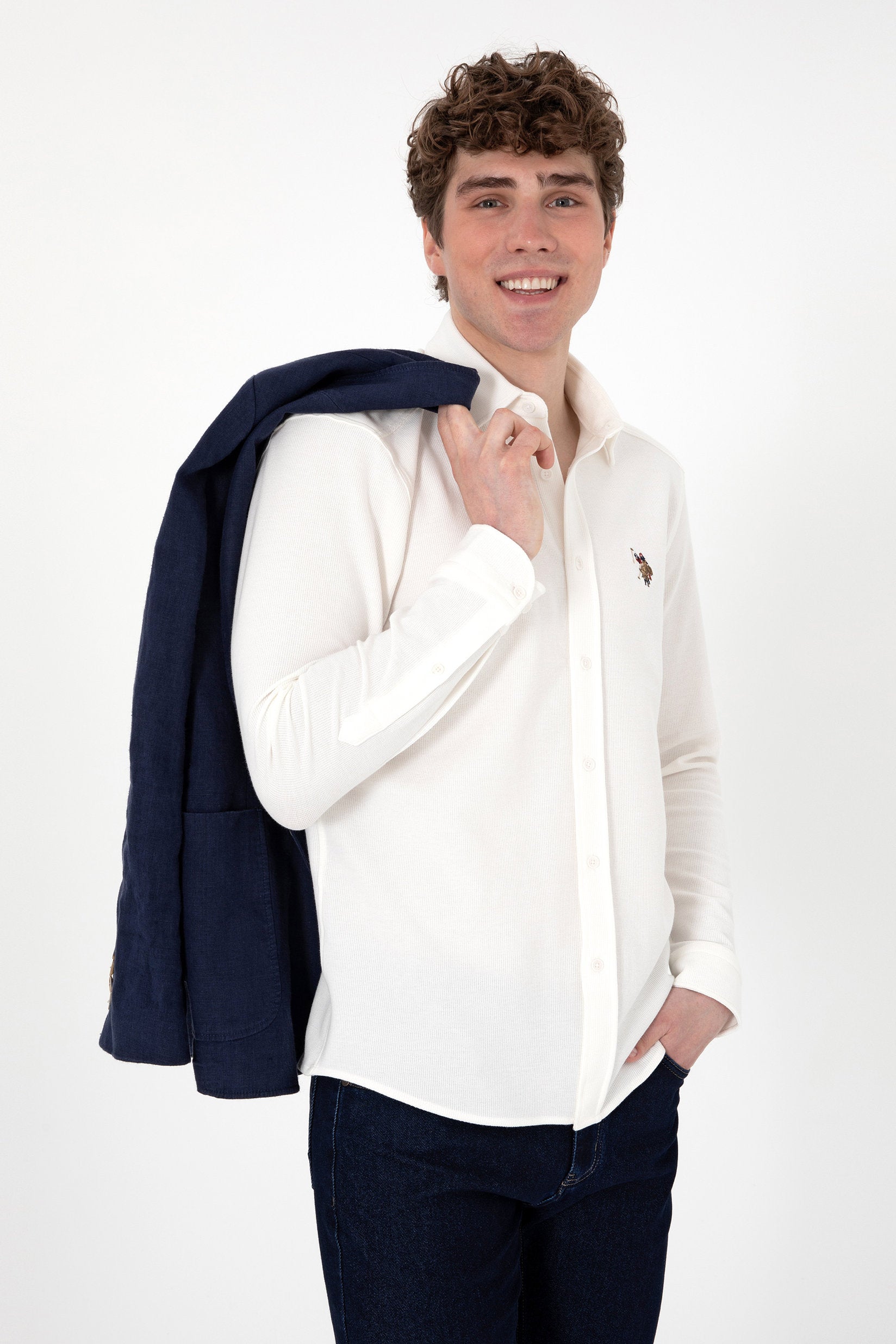 U.S. Polo Assn._White Knitting Shirt_G081SZ0OG0 2107809_VR013_03