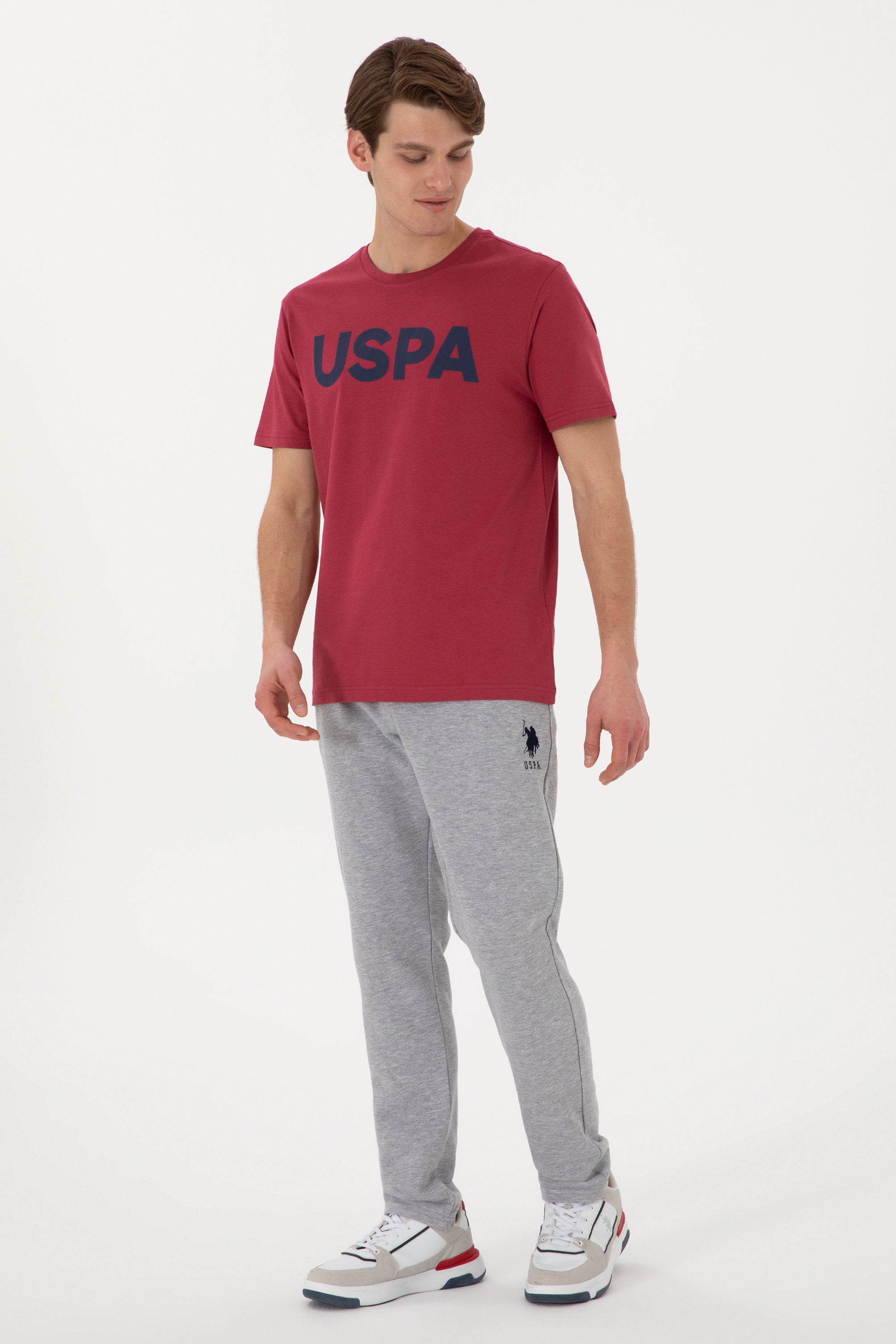 U.S. Polo Assn._Grey Melange Knitting Trouser_G081SZ0OP0 2084678_VR086_03