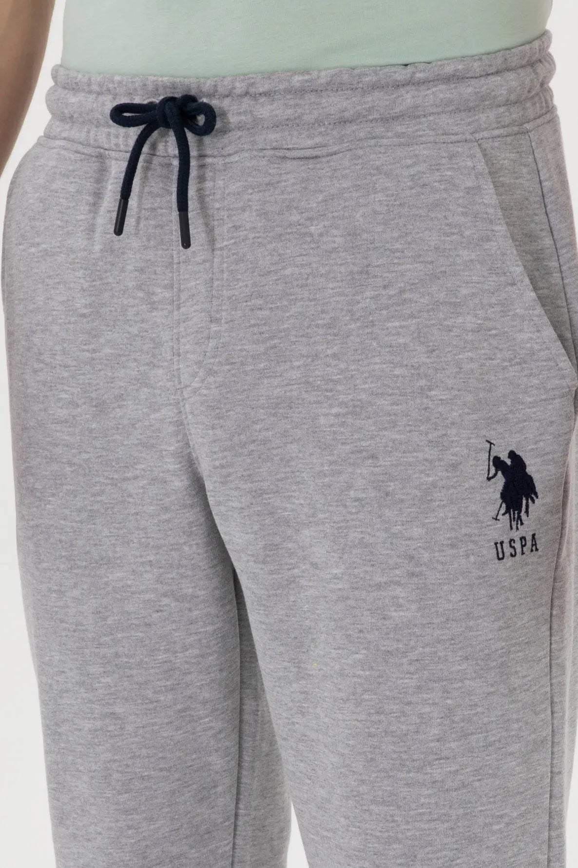 U.S. Polo Assn._Grey Melange Knitting Trouser_G081SZ0OP0 2084692_VR086_05