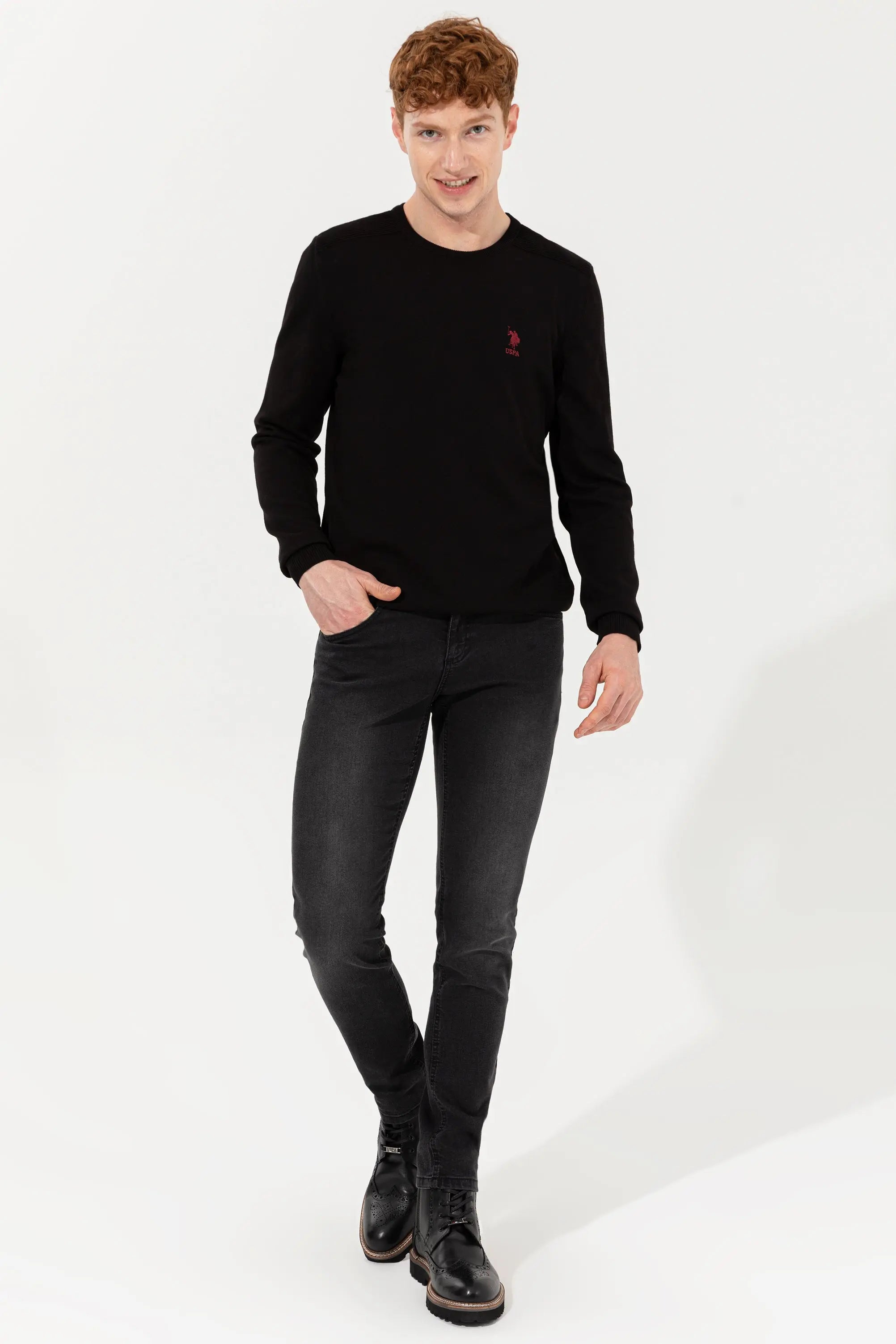 Black Knitting Jumper - BEVAVA