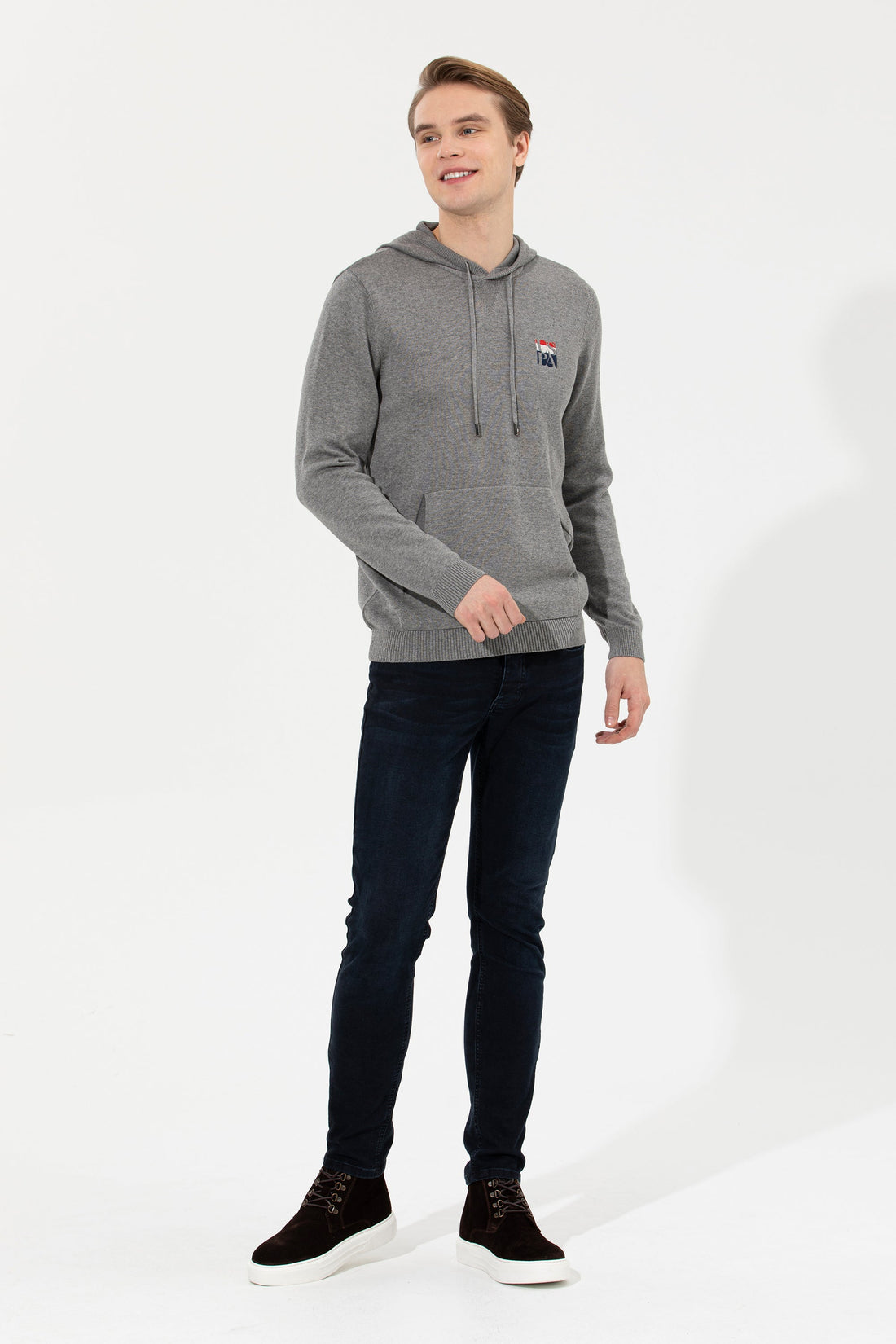 Light Grey Knitting Jumper U.S. Polo Assn.