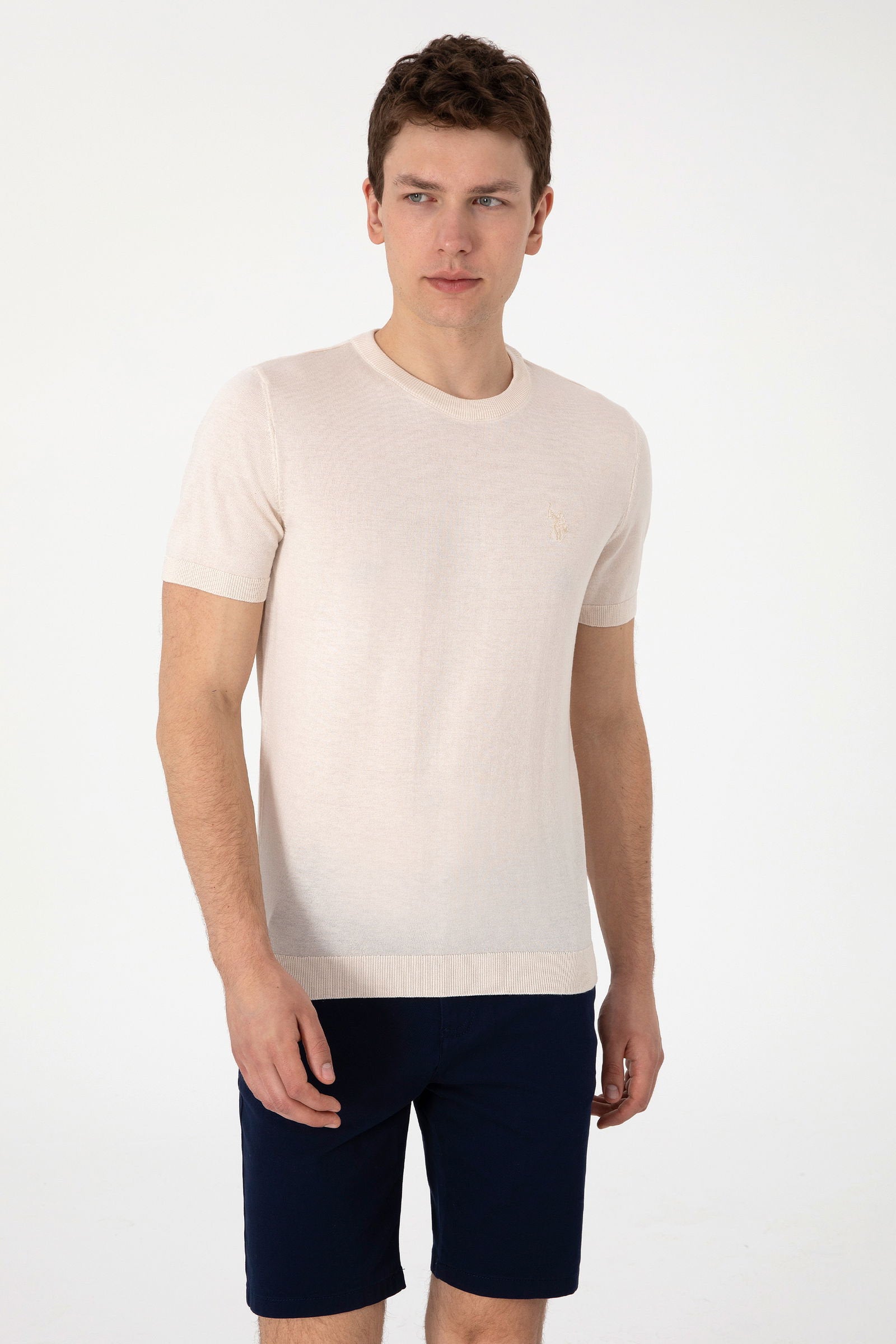 U.S. Polo Assn._Cream T-Shirt_G081SZ0TK0 2100024_VR071_01