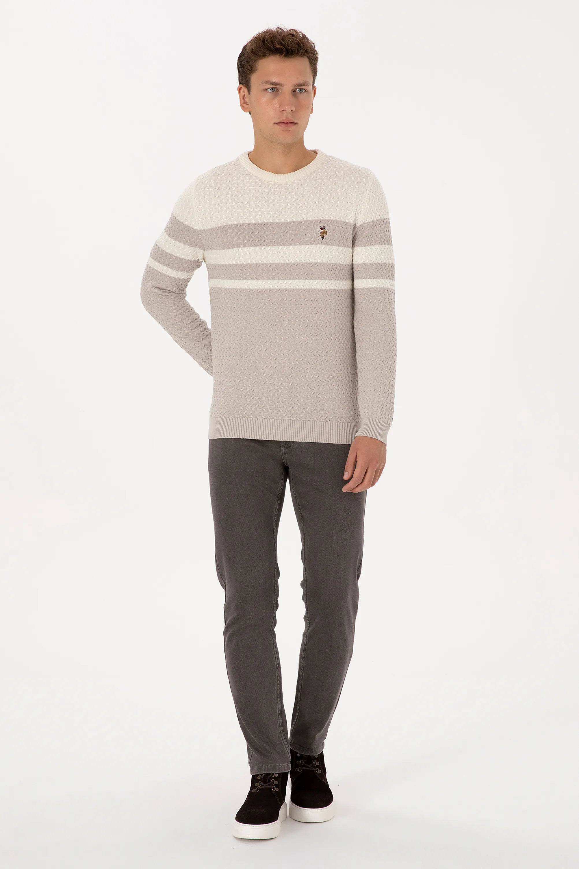 U.S. Polo Assn._Stone_Stone Knitting Jumper_G081SZ0TK0 2235801_VR049_04