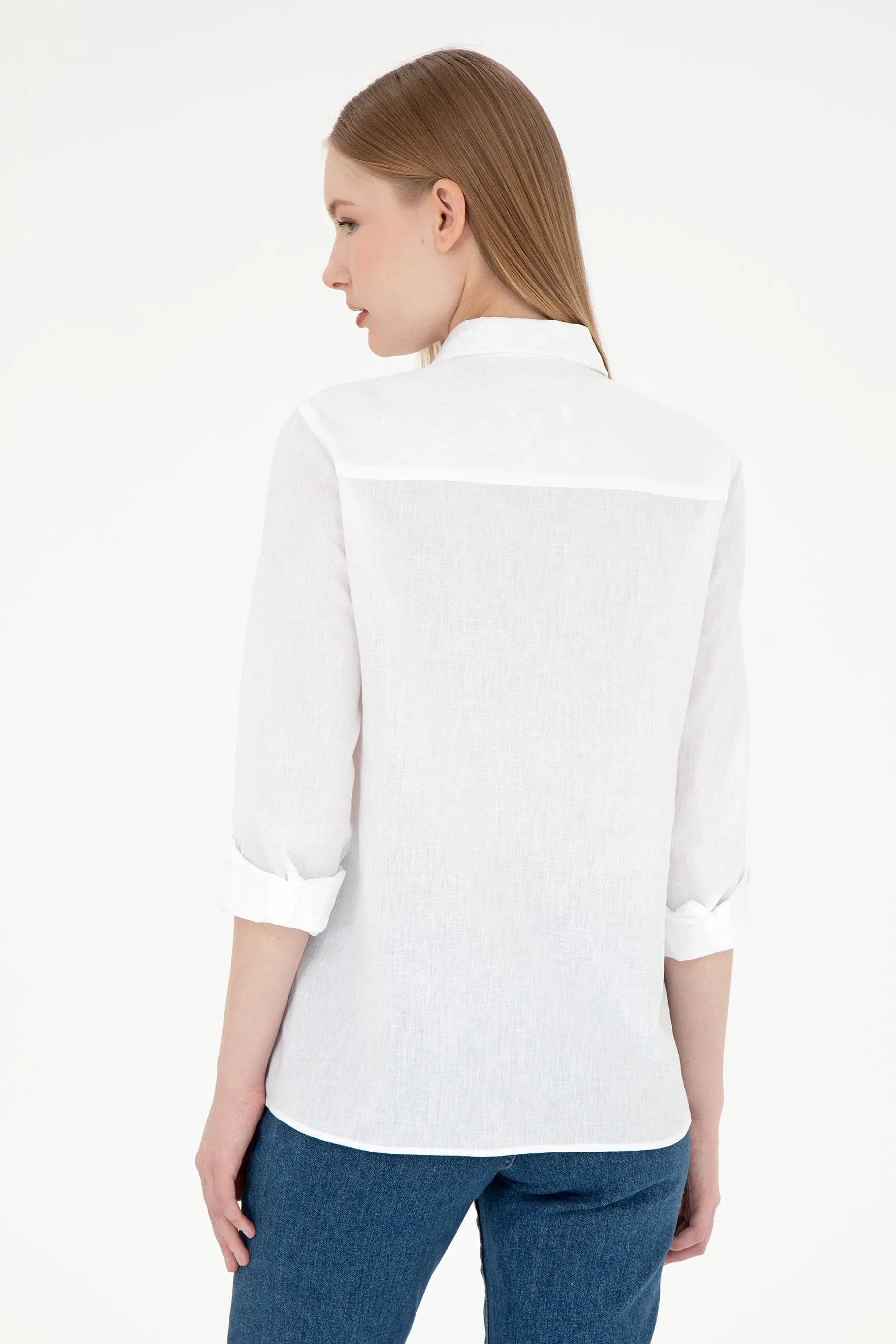 U.S. Polo Assn._White Shirt Long Sleeve_G082SZ0040 2087045_VR013_05