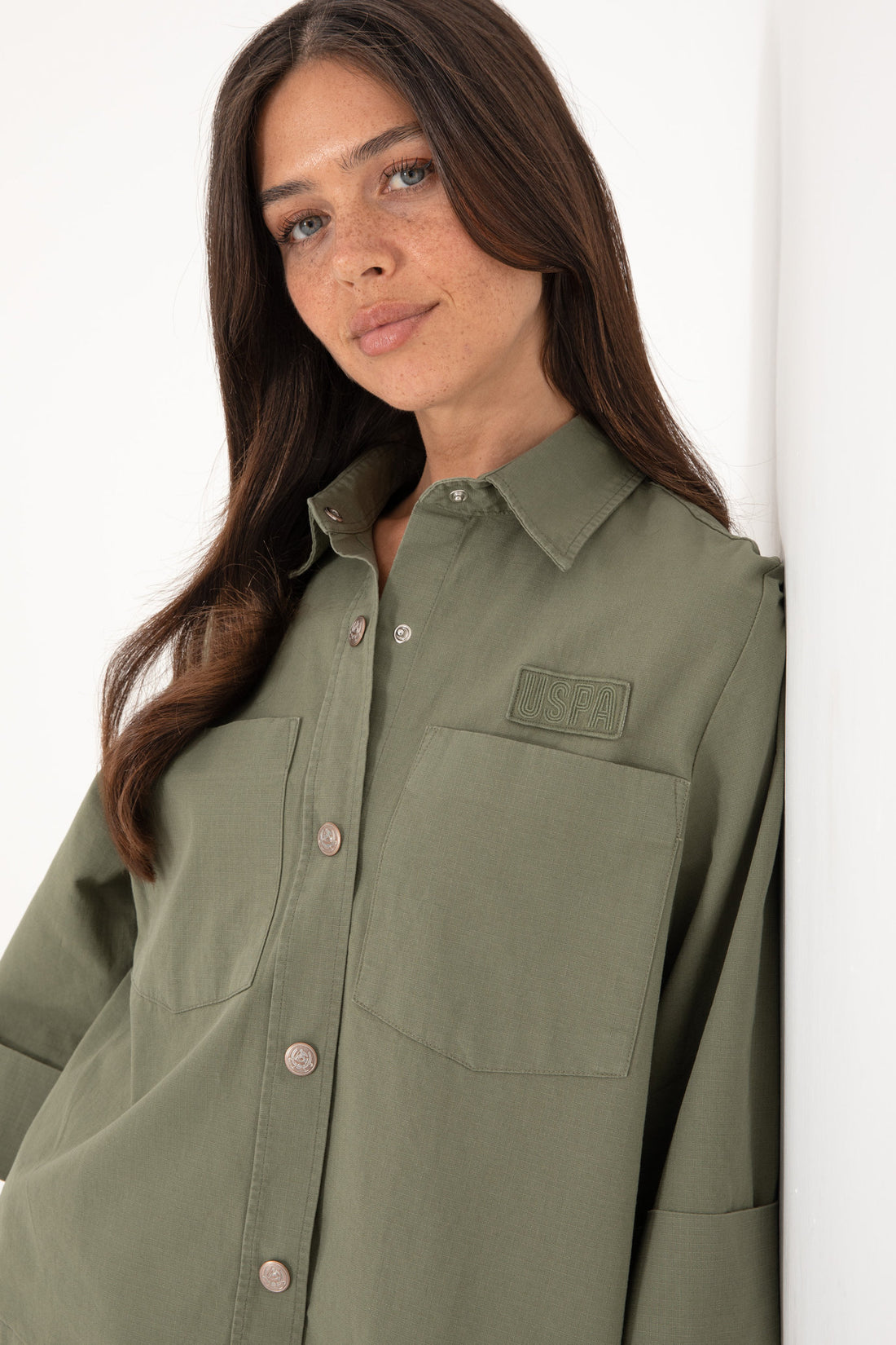 U.S. Polo Assn._Dark Khaki Short Sleeve_G082SZ0040 2102453_VR111_02