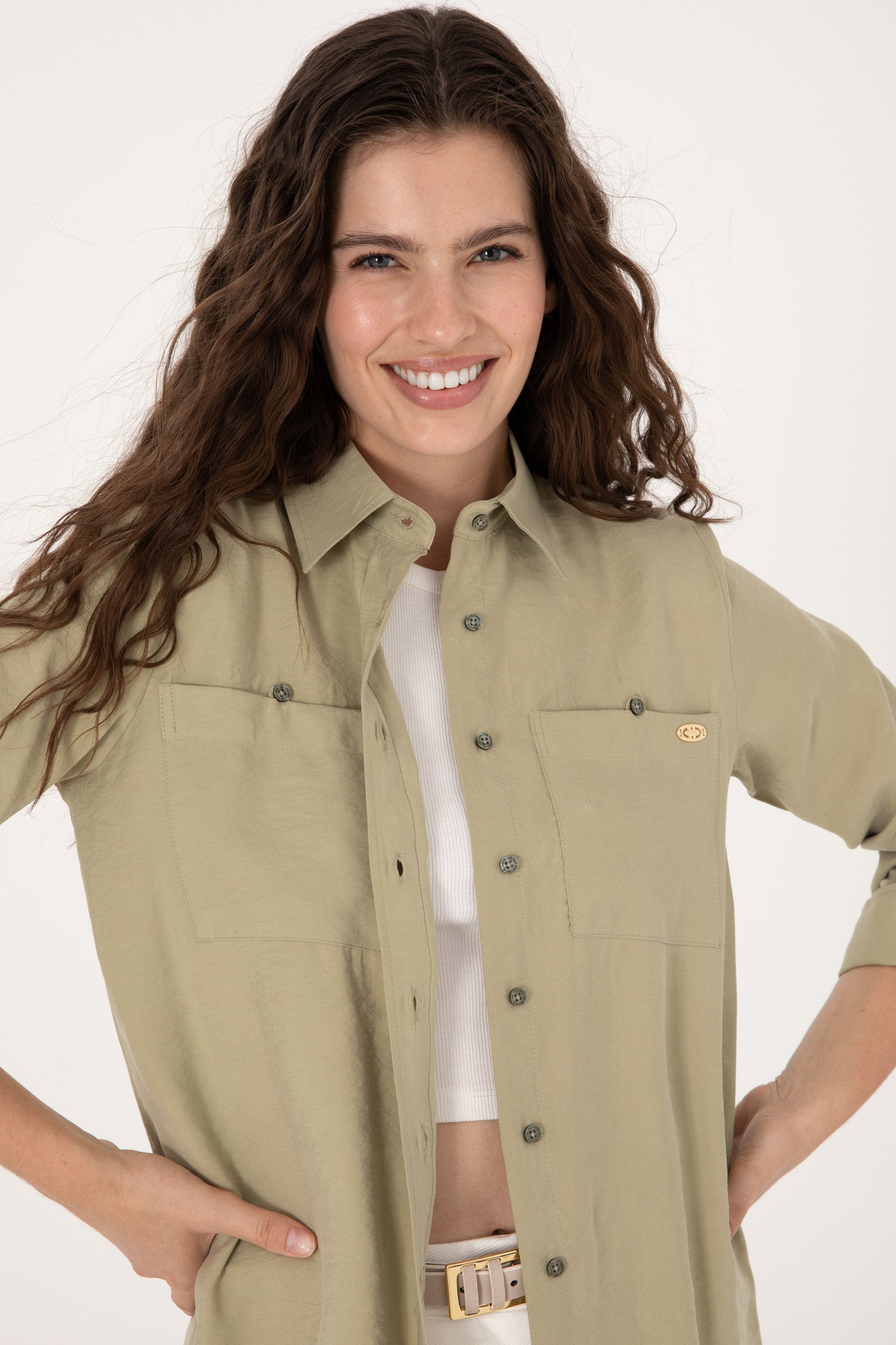 U.S. Polo Assn._Dark Khaki Shirt_G082SZ0040 2102852_VR111_02