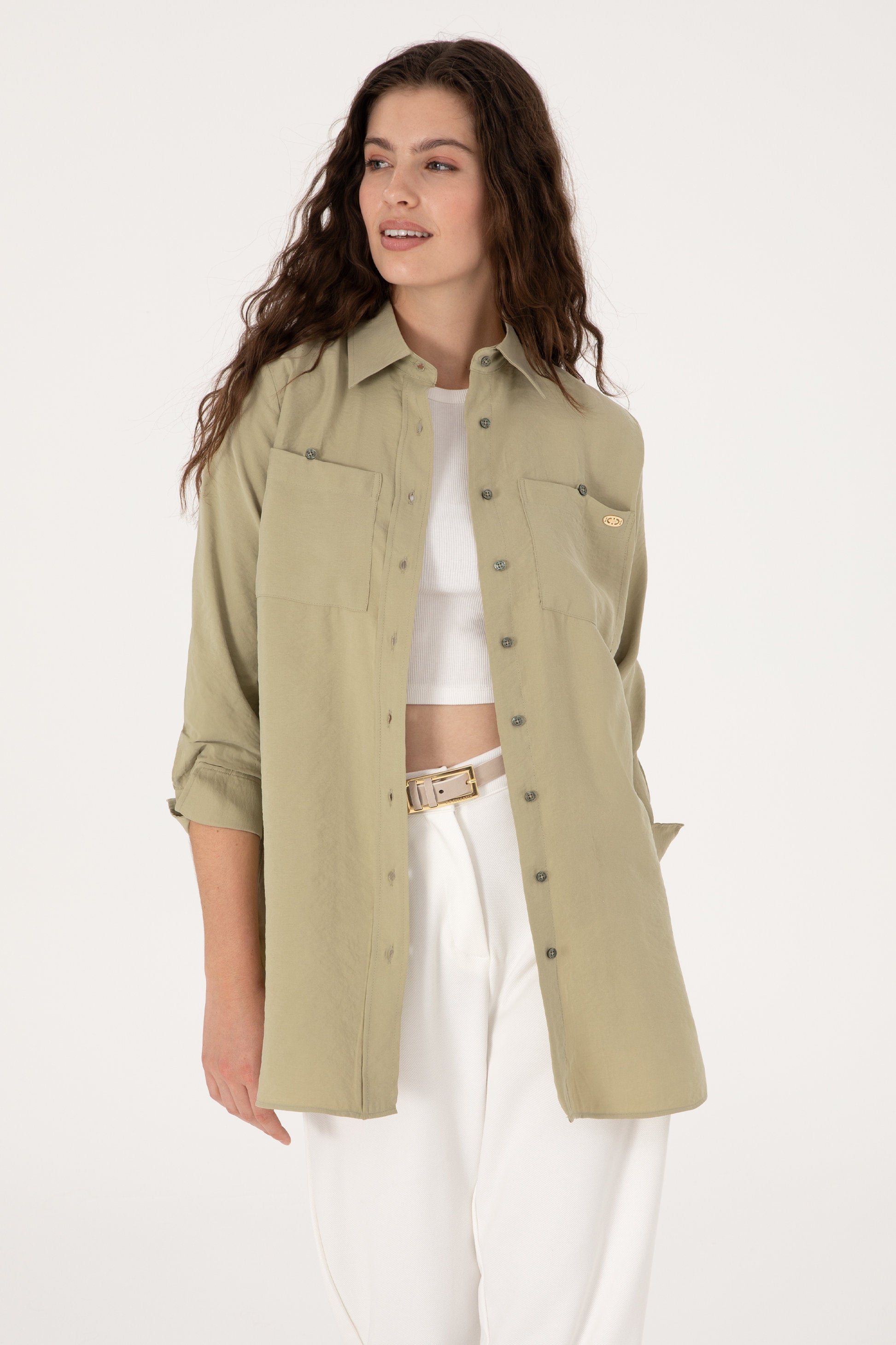 U.S. Polo Assn._Dark Khaki Shirt_G082SZ0040 2102852_VR111_03