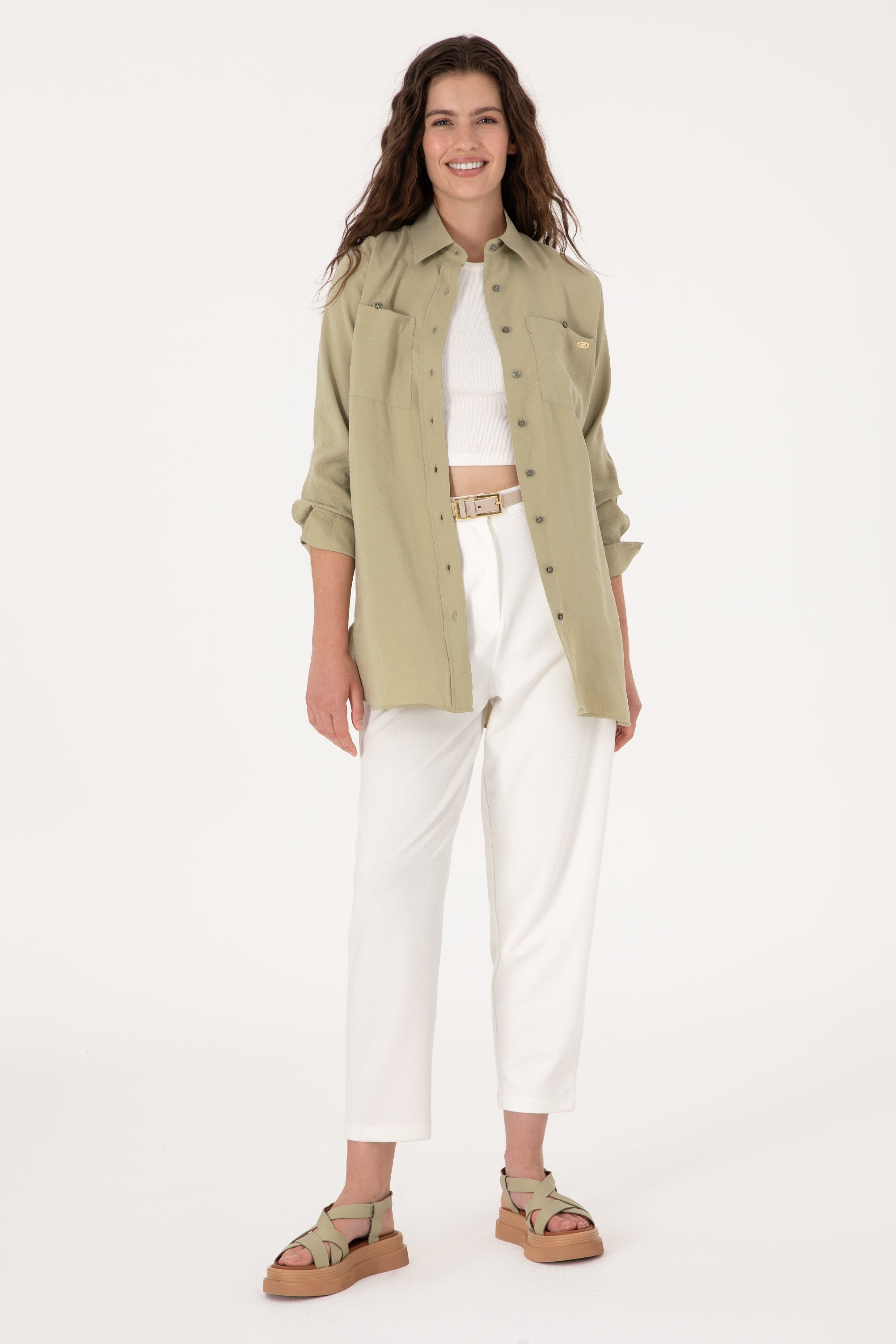 U.S. Polo Assn._Dark Khaki Shirt_G082SZ0040 2102852_VR111_04