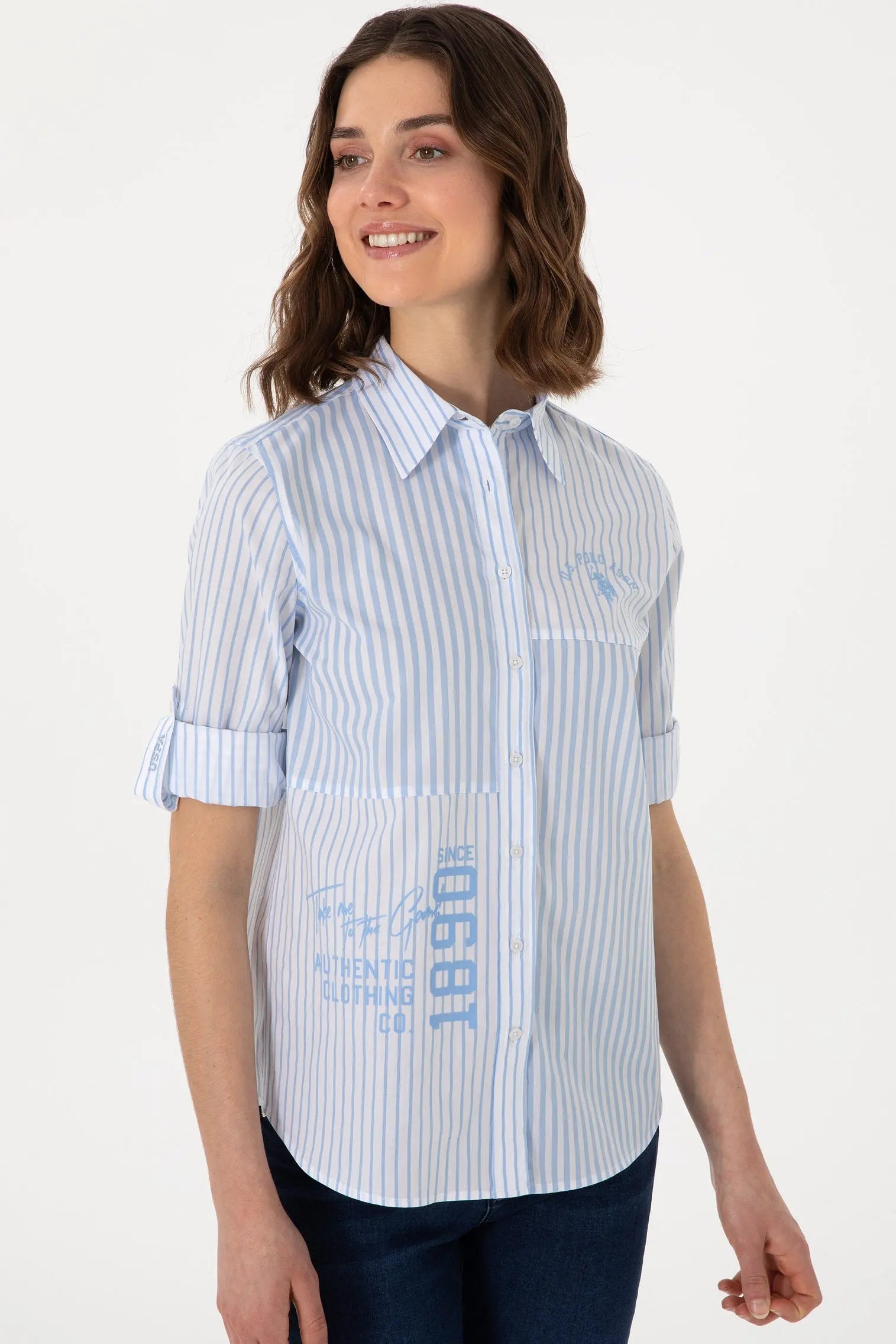 U.S. Polo Assn._Blue Shirt Long Sleeve_G082SZ0040 2103641_VR036_03