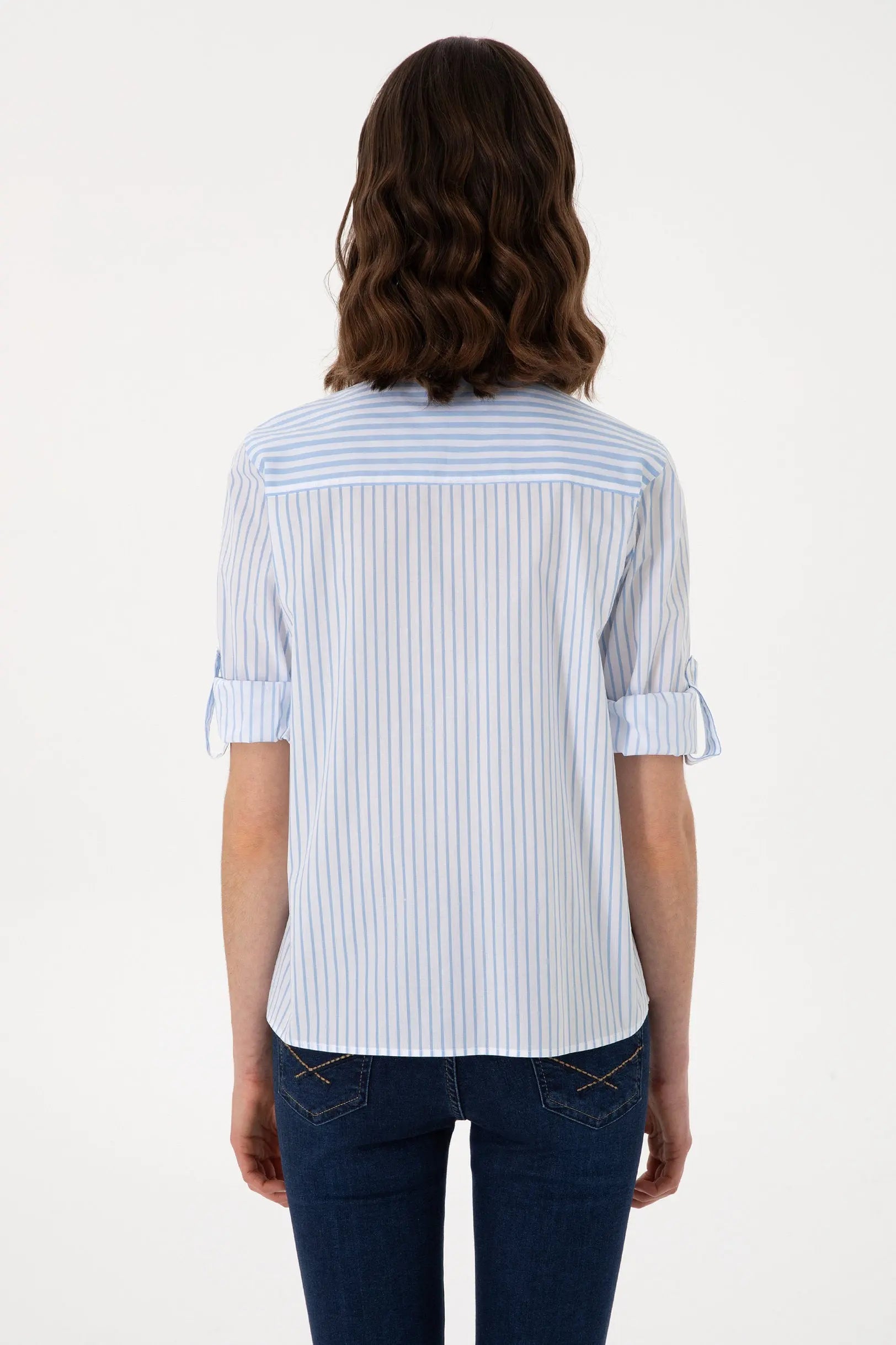 U.S. Polo Assn._Blue Shirt Long Sleeve_G082SZ0040 2103641_VR036_05