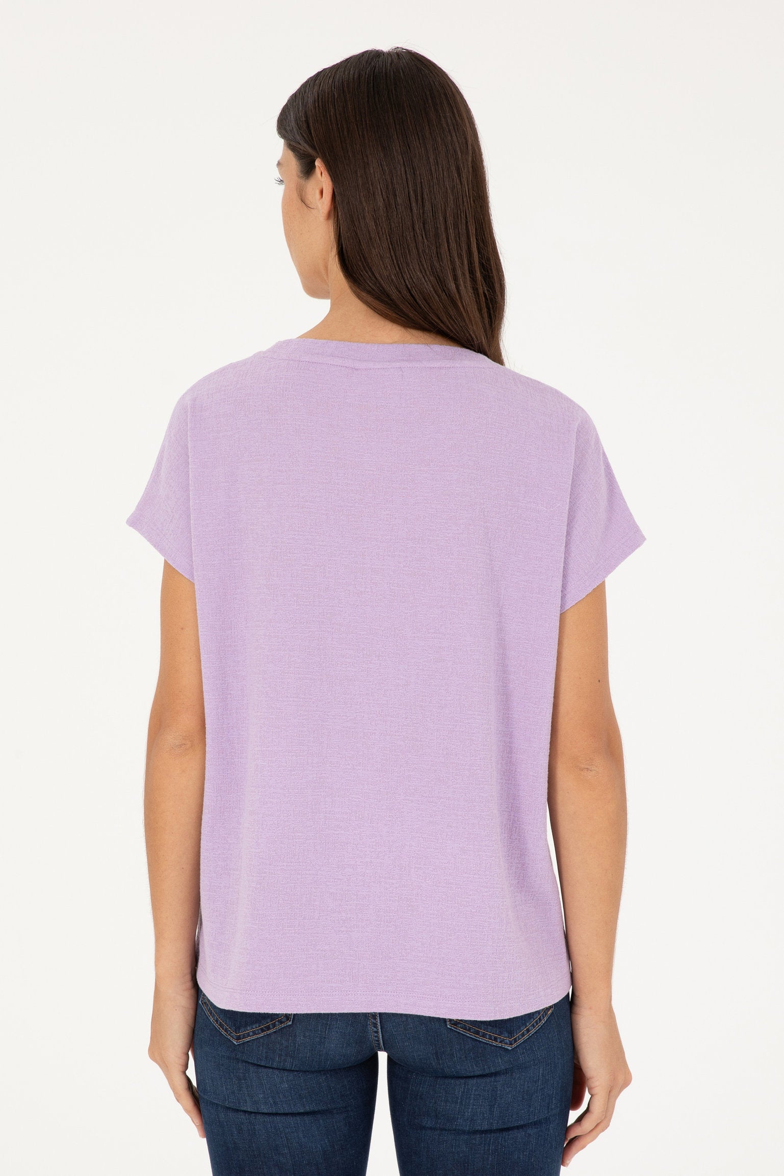Purple Round Neck T-Shirt_G082SZ0110 1826509_VR034_06