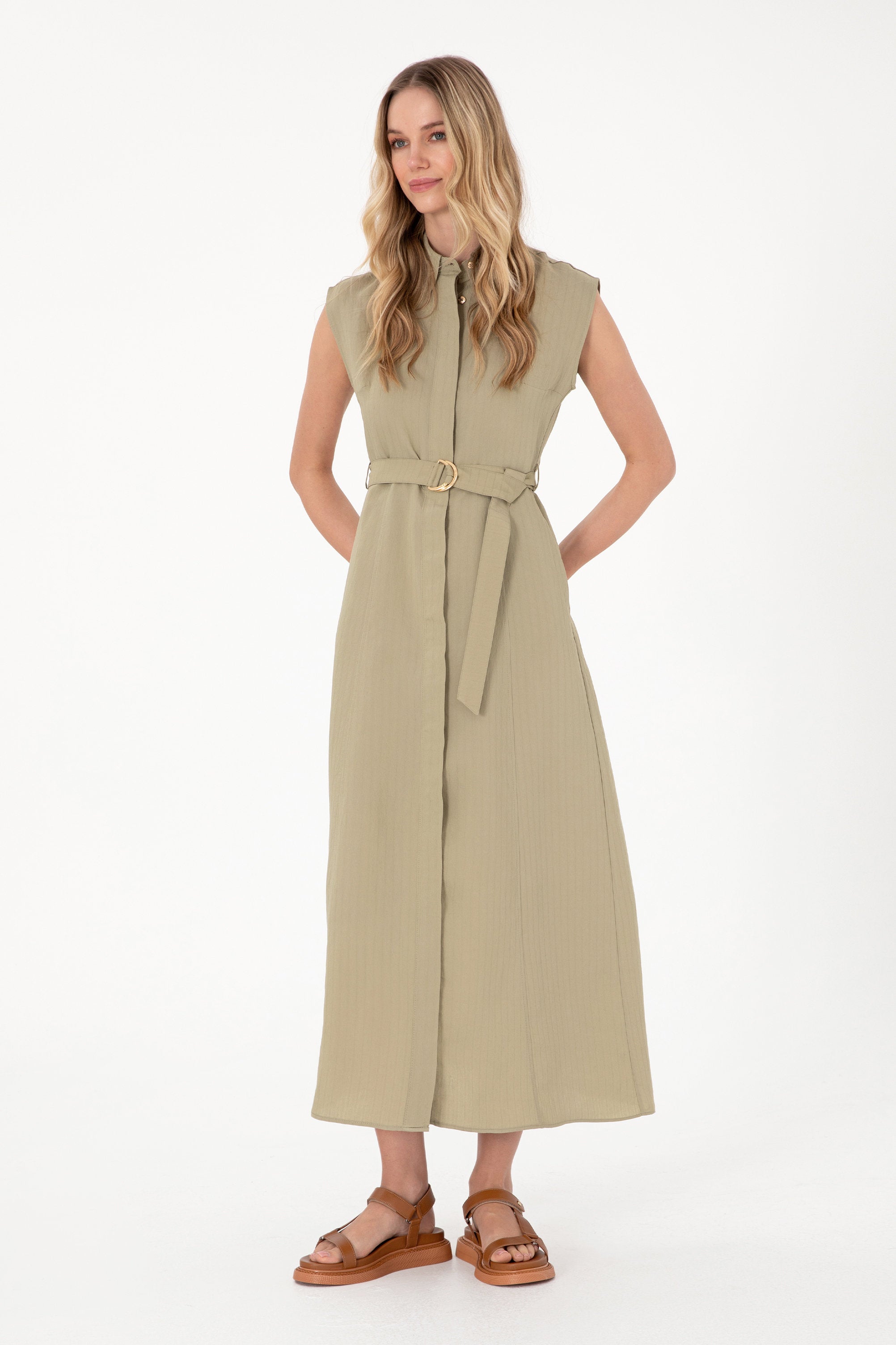 U.S. Polo Assn._Light Khaki Woven Dress_G082SZ0320 2098537_VR183_03