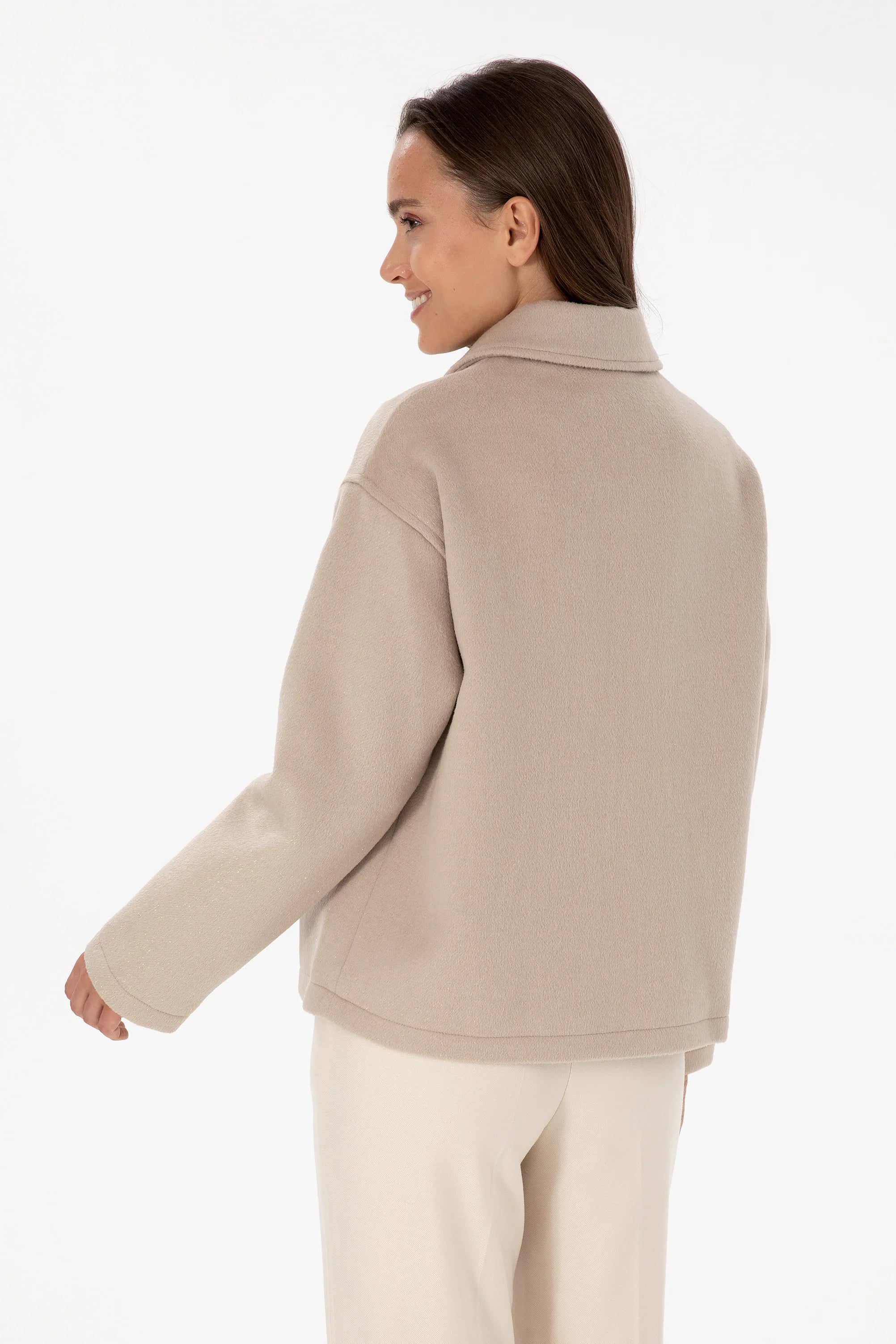 U.S. Polo Assn._Beige_Beige Wool Coat_G082SZ0MS0 2242481_VR088_05