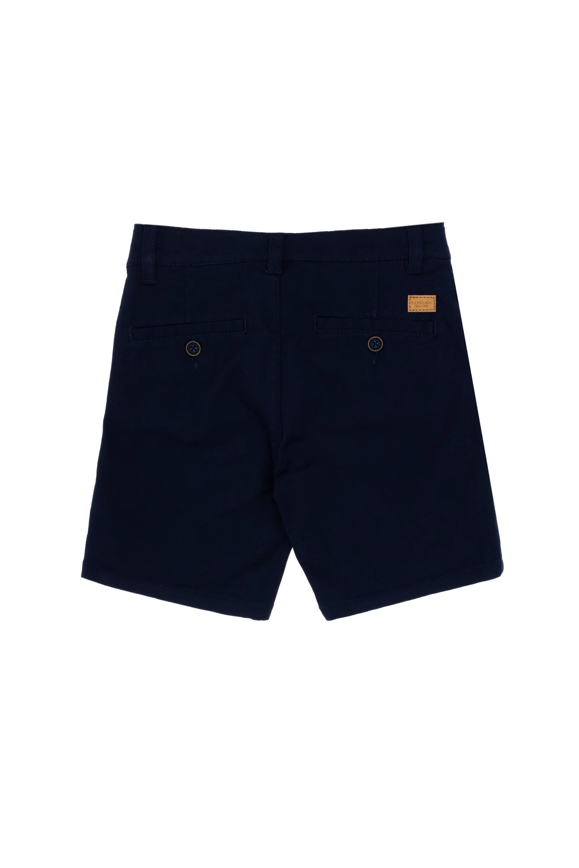 U.S. Polo Assn. Navy Blue Boys Navy Blue Woven Bermuda Capri SKU: G083GL0310 2108962_VR033 Image 02