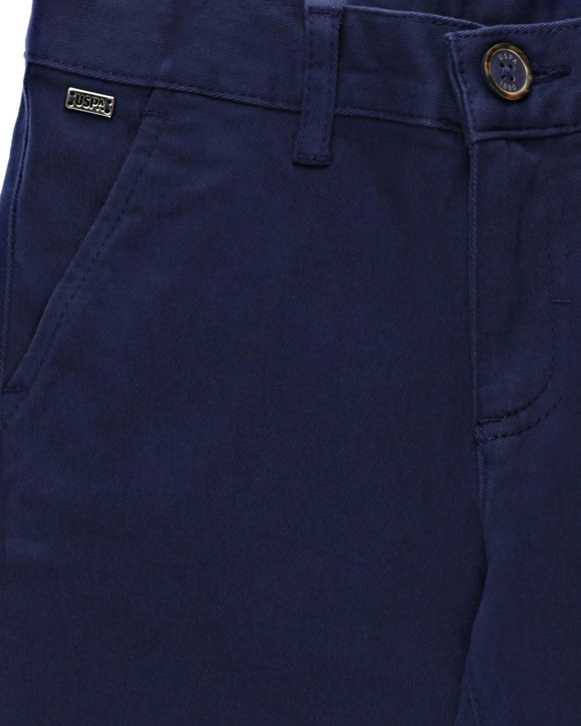 Dark Blue Chinos - BEVAVA