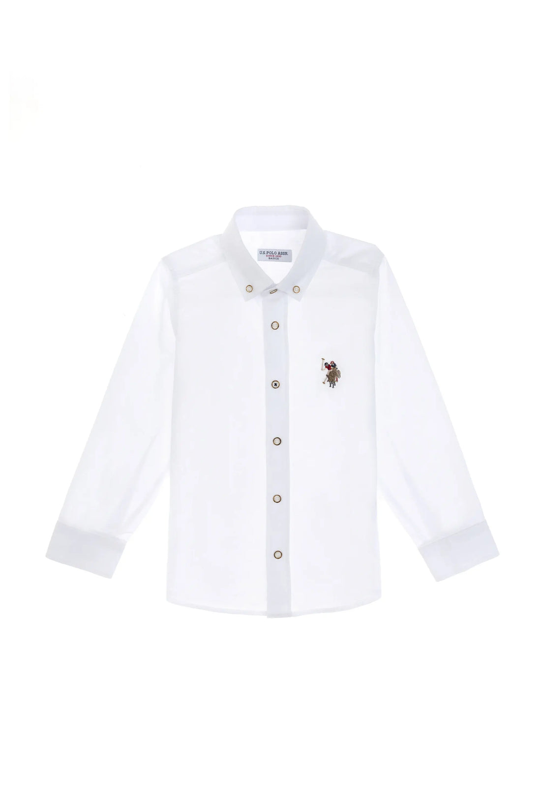 U.S. Polo Assn._White Shirt Long Sleeve_G083SZ0040 2084425_VR013_02