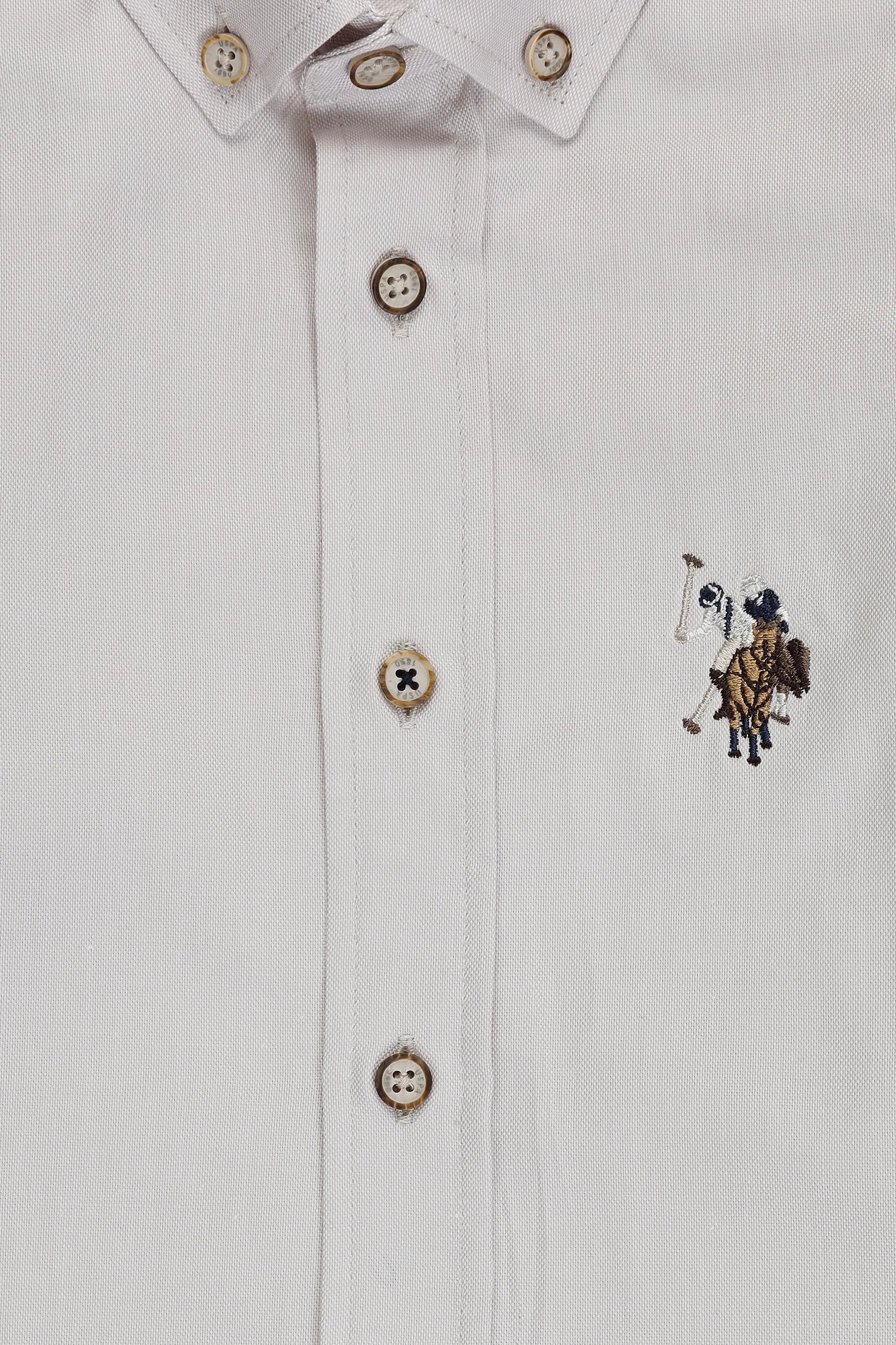 U.S. Polo Assn. Stone Boys Stone Shirt Long Sleeve SKU: G083SZ0040 PU-8792_VR049 Image 03