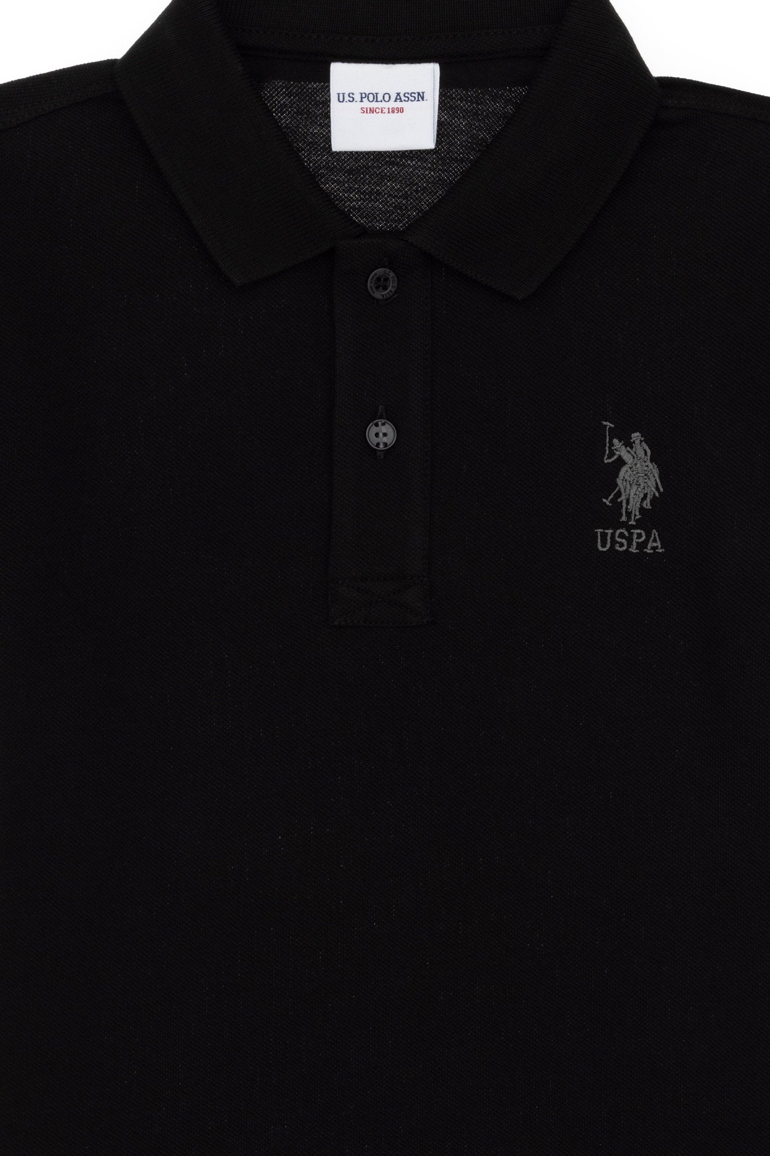 U.S. Polo Assn._Black Polo Shirt_G083SZ0110 2084894_VR046_03