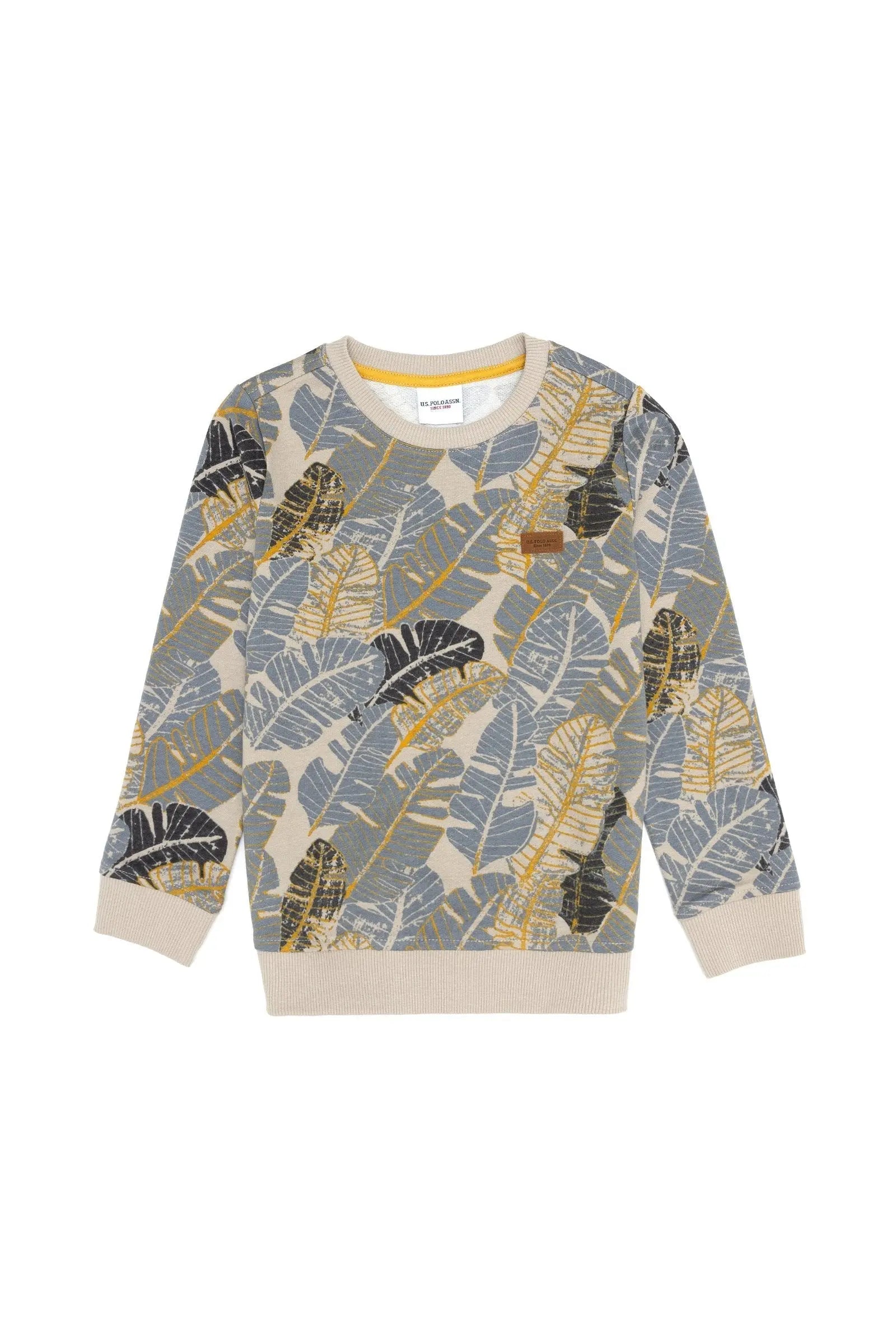 Beige Sweat Shirt - BEVAVA