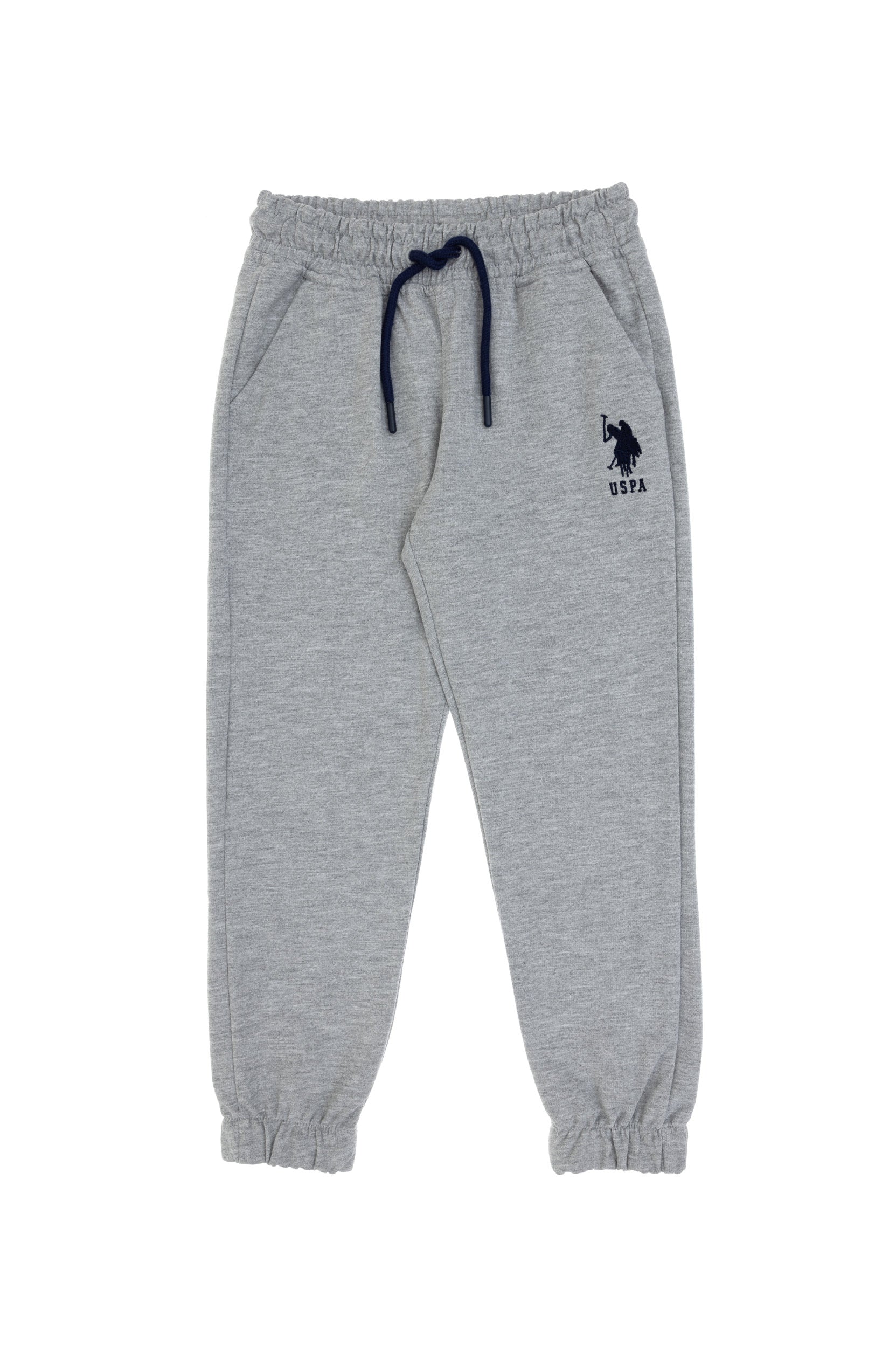 U.S. Polo Assn._Grey Melange Knitting Trouser_G083SZ0OP0 2084965_VR086_02