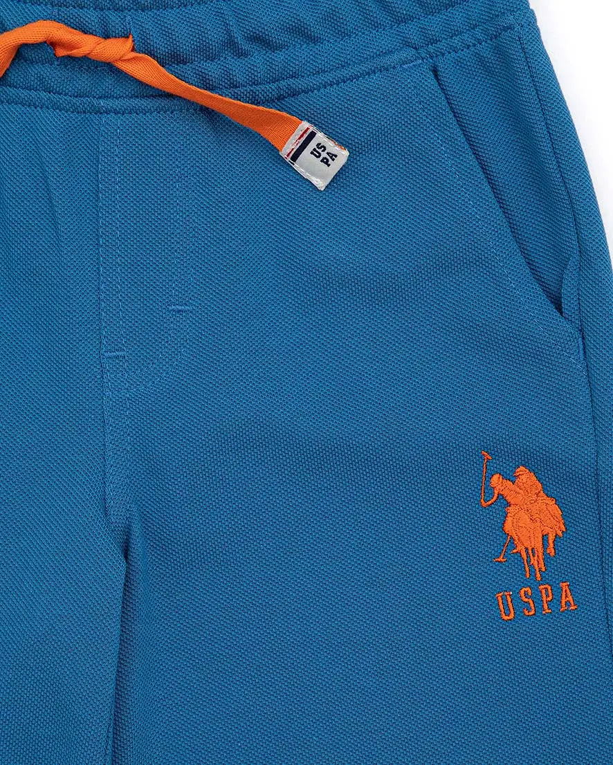 Middle Blue Knitting Short - BEVAVA