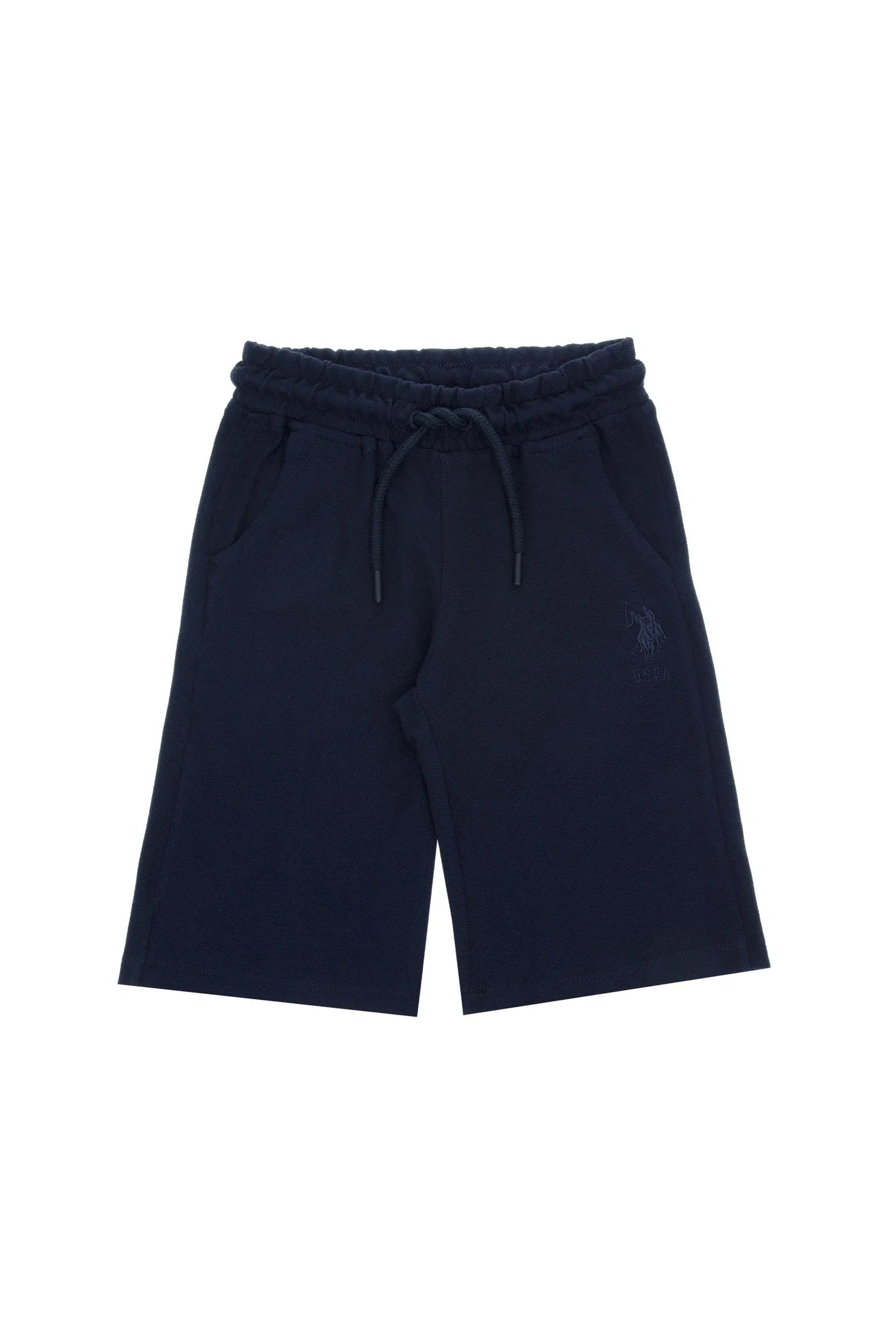 U.S. Polo Assn. Navy Blue Boys Navy Blue Knitted Bottom SKU: G083SZ0OS0 2085064_VR033 Image 01