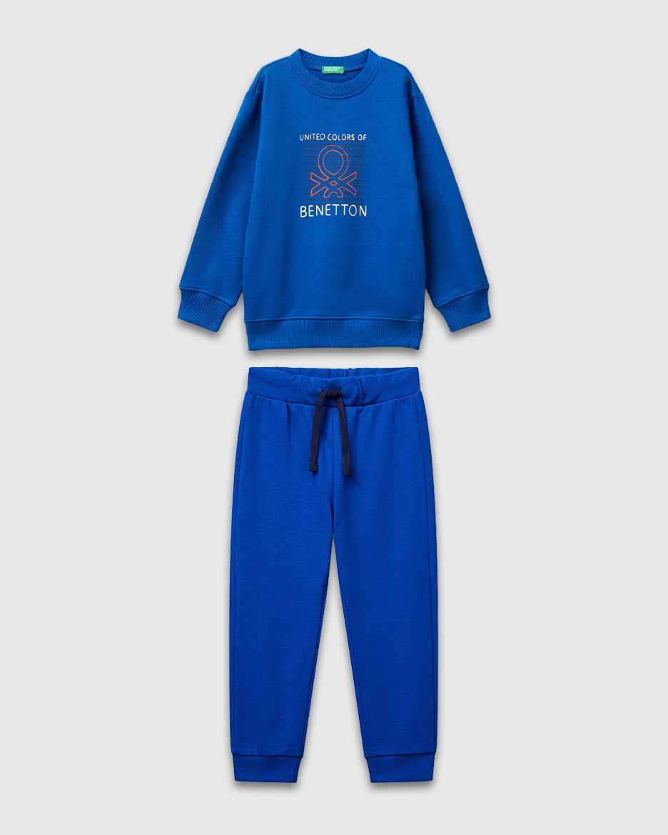 Benetton_Bright Blue_Regular Fit Tracksuit with Print_G10JY-GF010S_19R_01