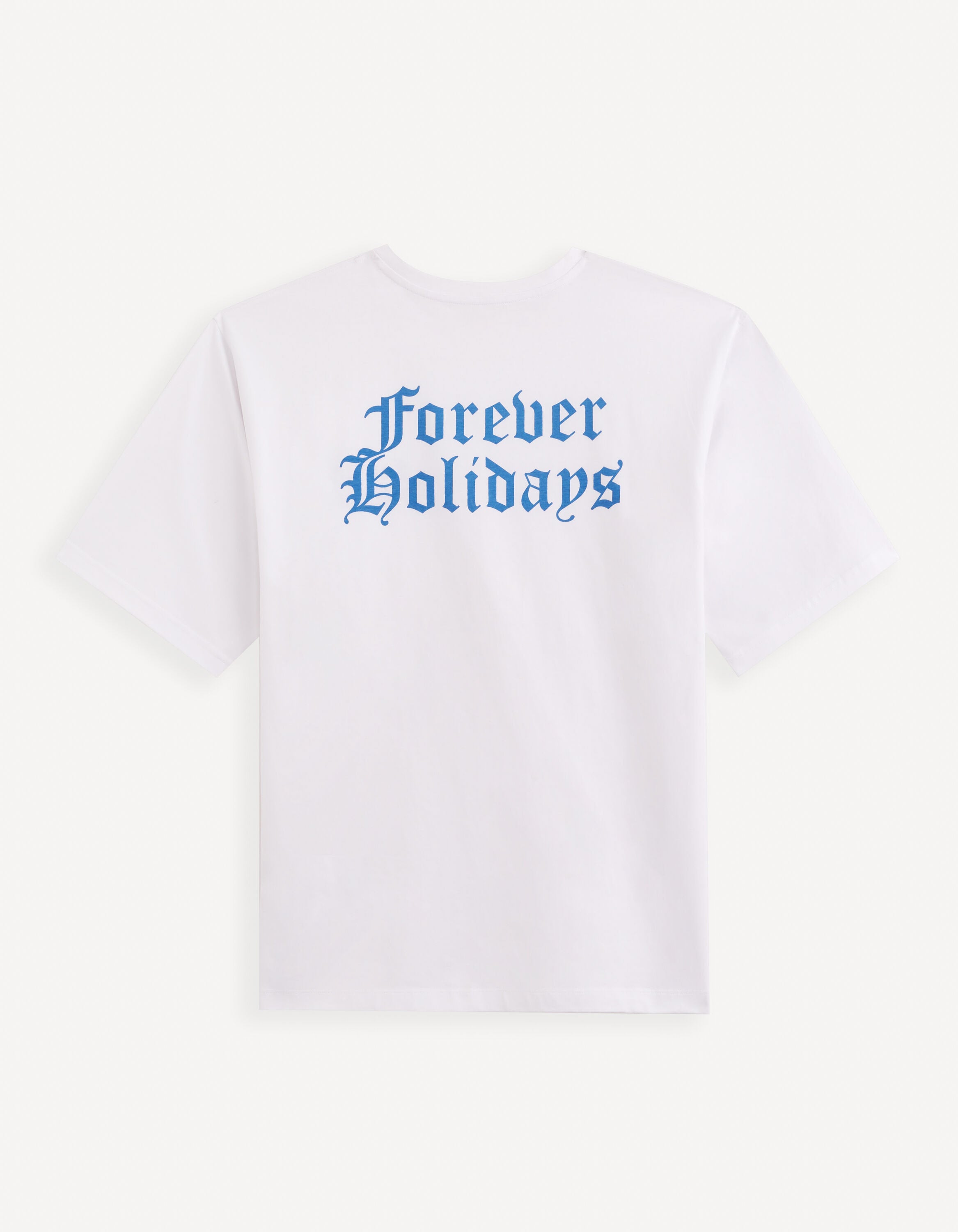 Oversized Round-Neck Cotton T-Shirt - White_GEGOTH_OPTICAL WHITE_04