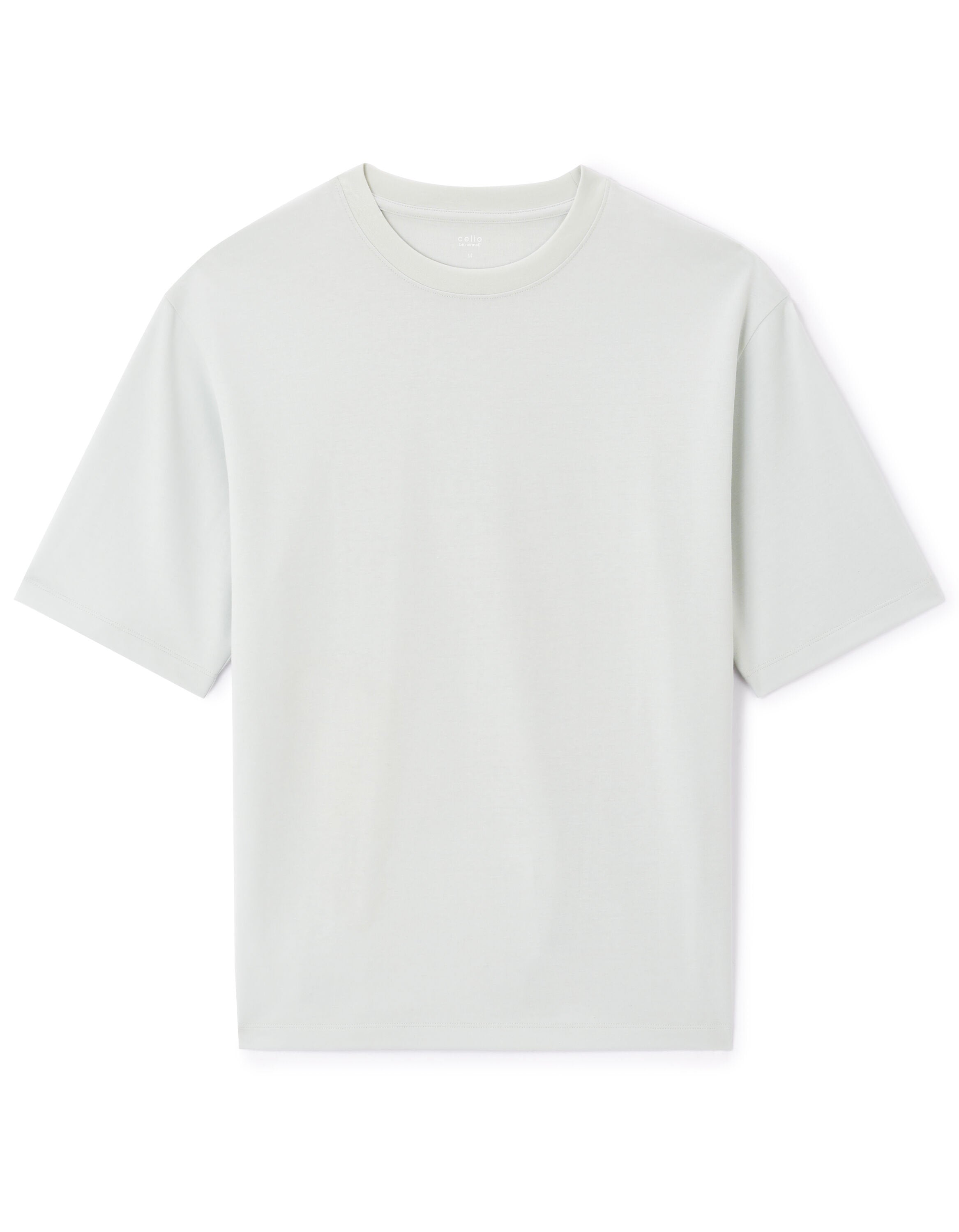 Celio_Ice Blue Oversized T-Shirt Round Neck_GEHEM_ICE BLUE 05_04