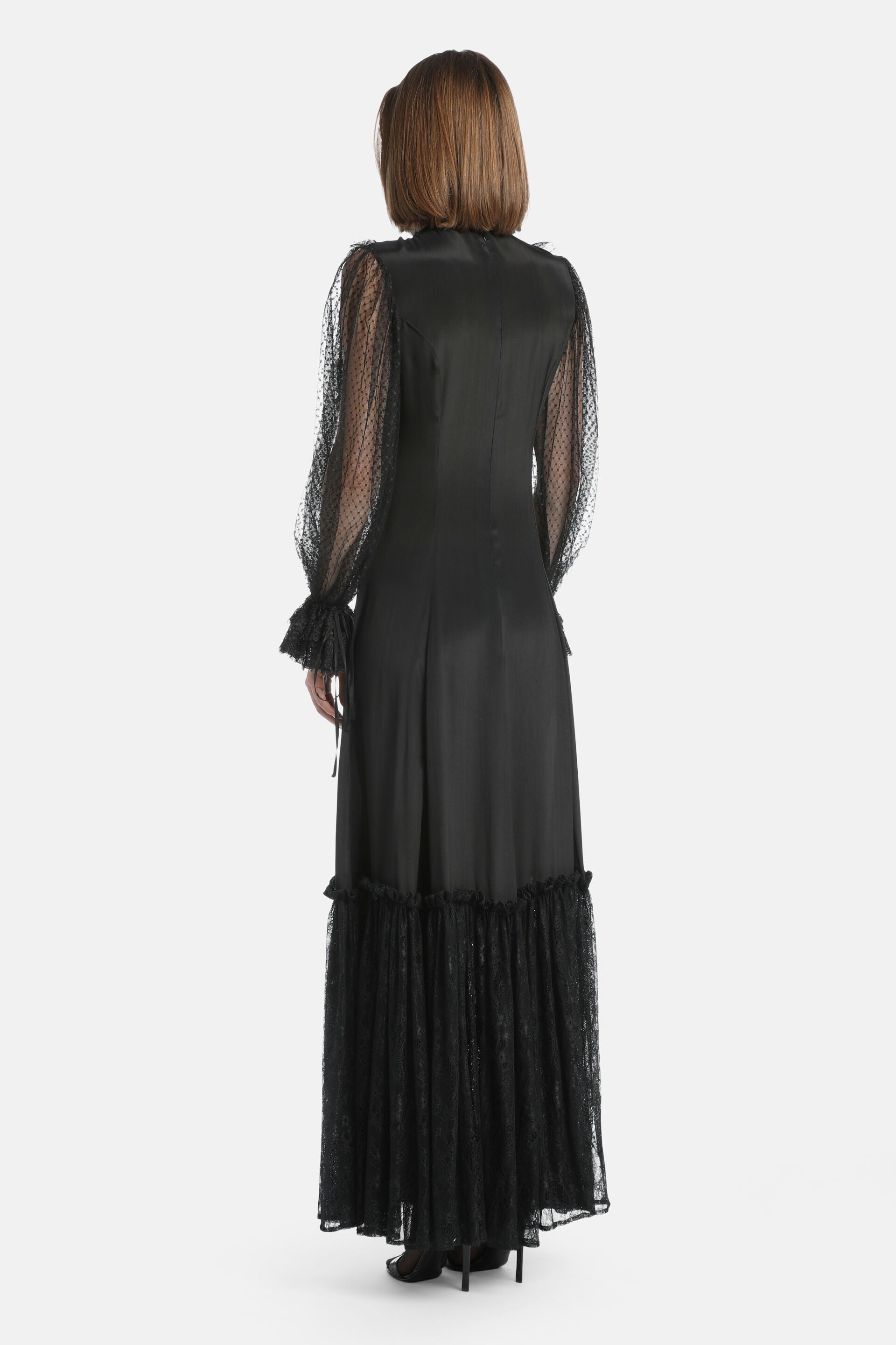 Luisa Spagnoli_Nero/Nero_Gibellina - Elegant Gown_GIBELLINA_0101 0101_03