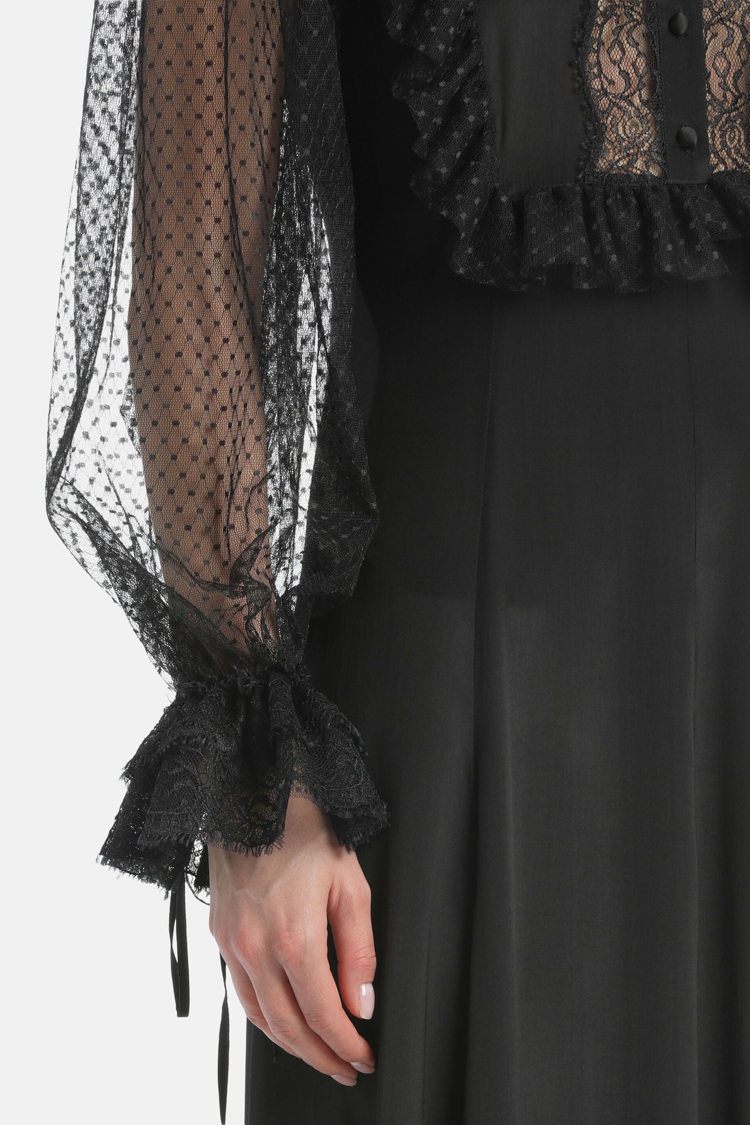 Luisa Spagnoli_Nero/Nero_Gibellina - Elegant Gown_GIBELLINA_0101 0101_04