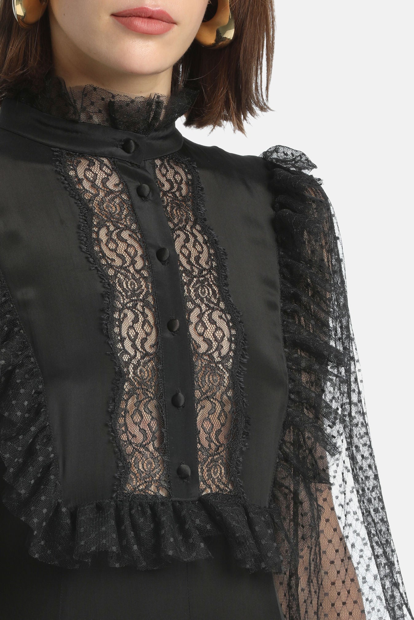 Luisa Spagnoli_Nero/Nero_Gibellina - Elegant Gown_GIBELLINA_0101 0101_05